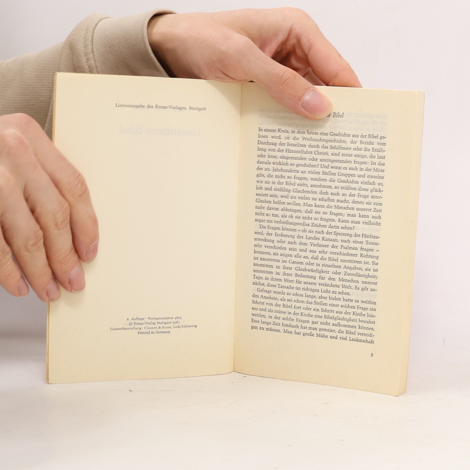Claus Westermann Umstrittene Bibel