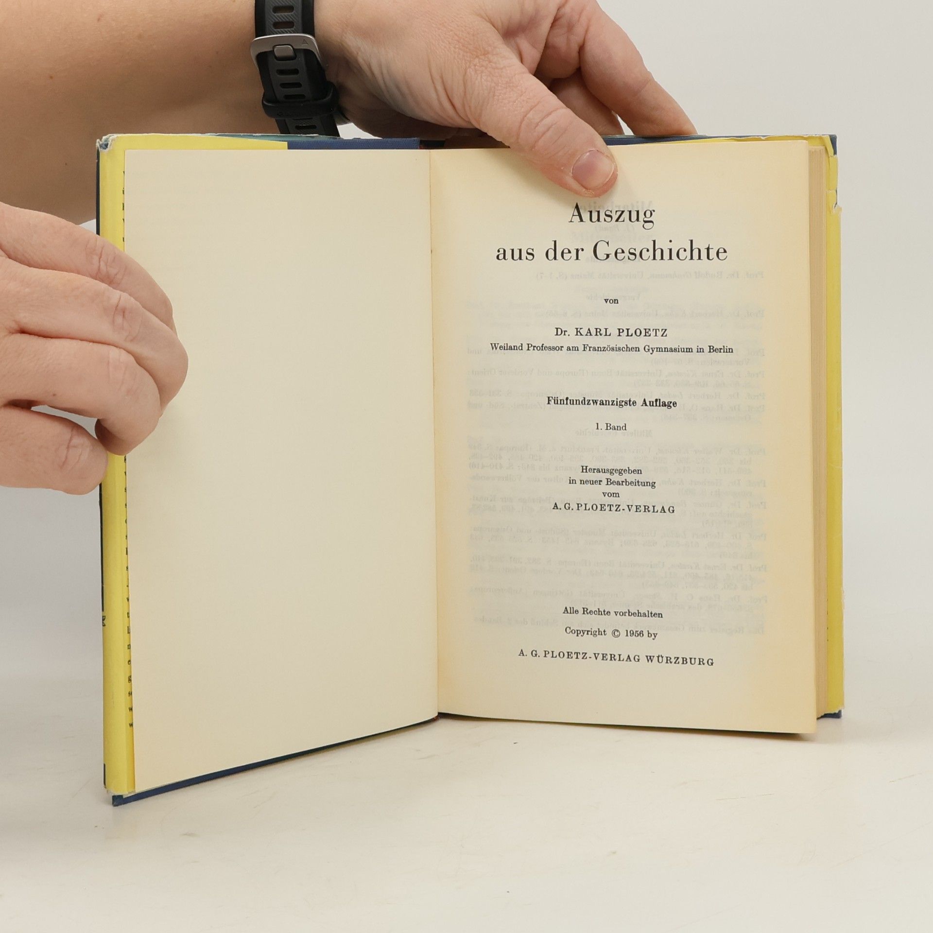 Karl Ploetz Auszug aus der Geschichte