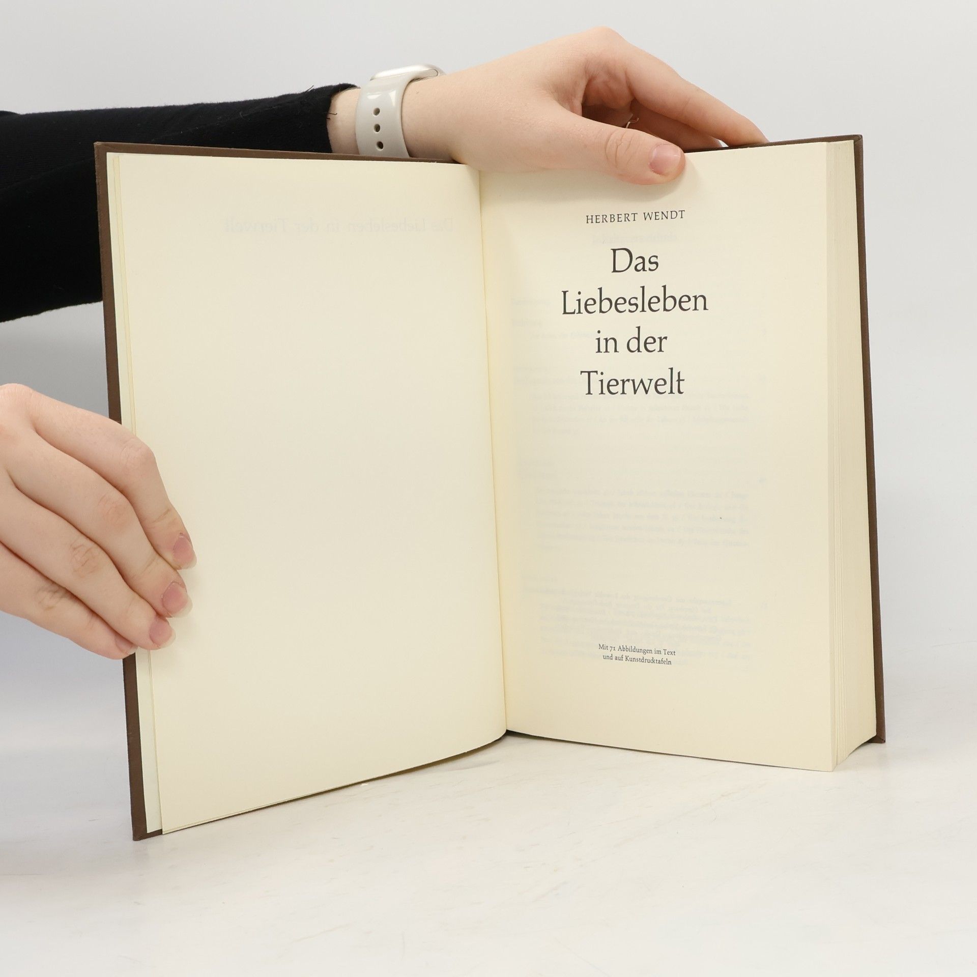 Herbert Wendt Das Liebesleben in der Tierwelt