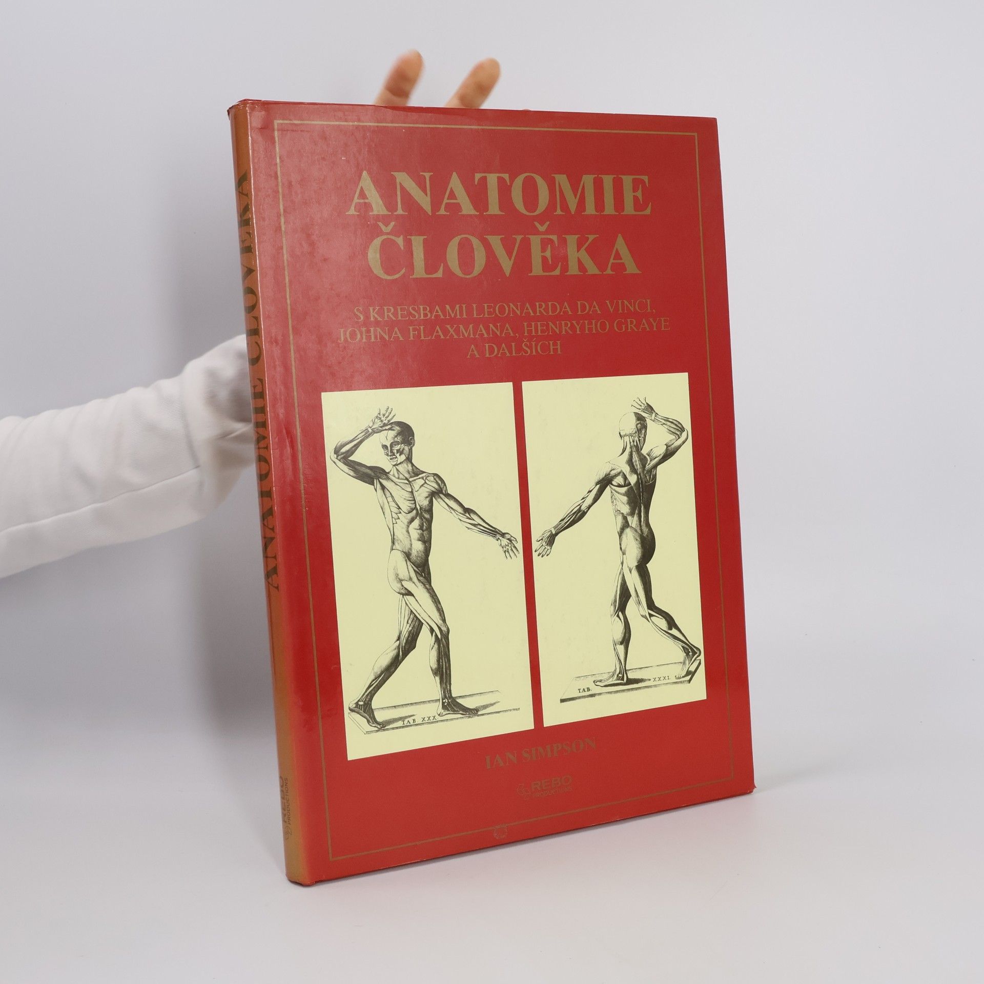 Anatomie člověka. S kresbami Leonarda da Vinciho, Johna Flaxmana, Henryho Graye a dalších