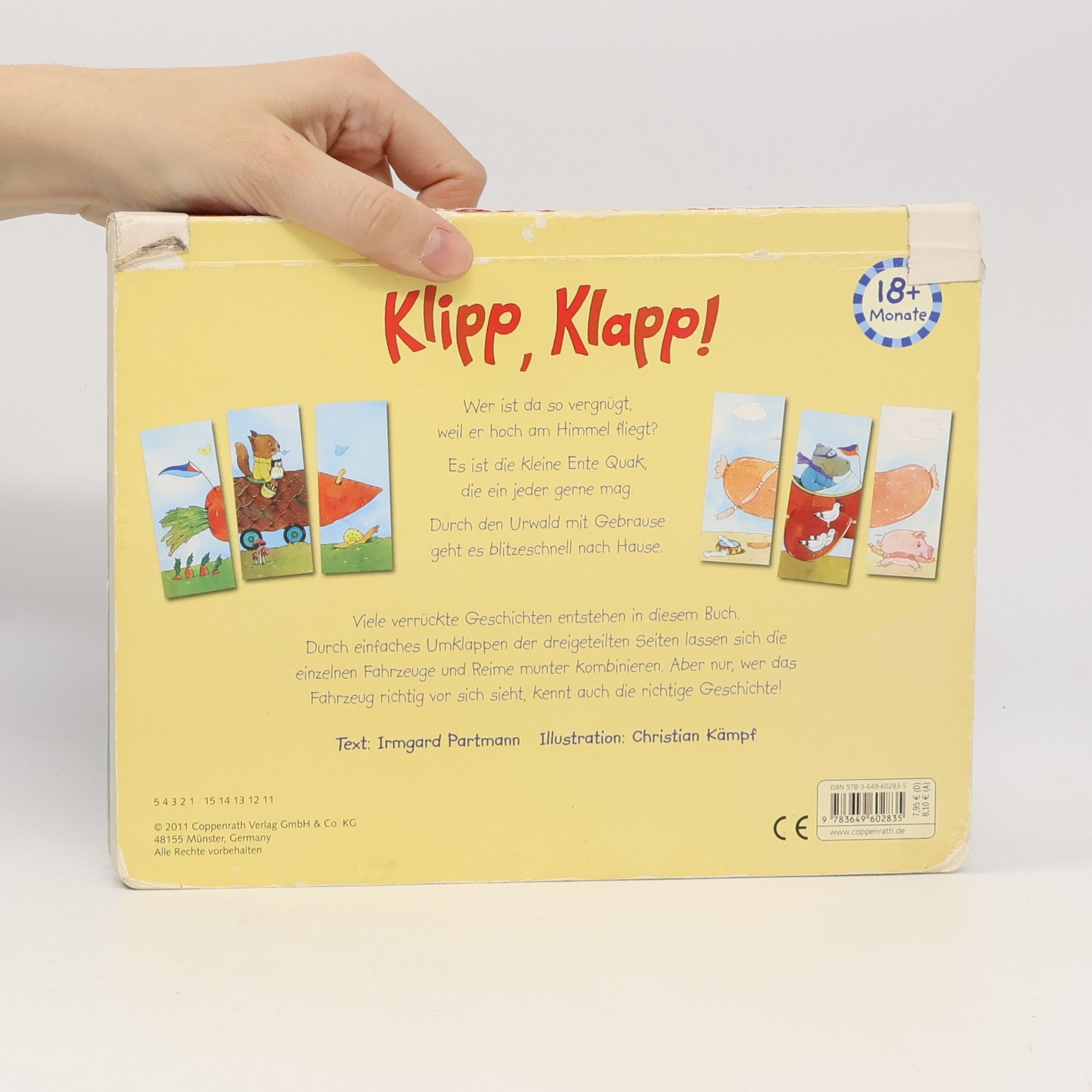 Irmgard Partmann Bücher für die Kleinsten: Klipp, Klapp! Wer fährt denn da?