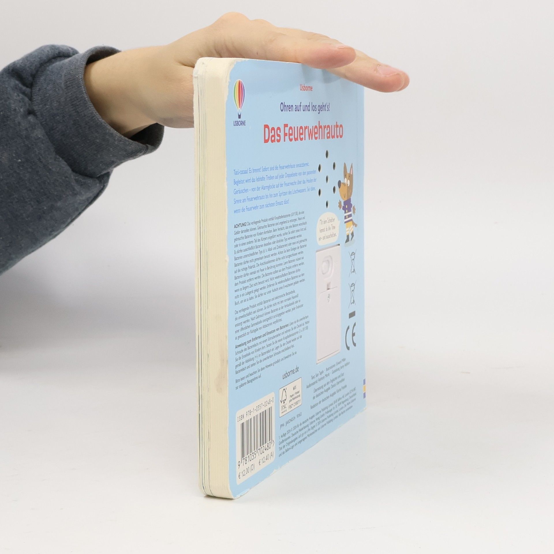 Autorenkollektiv Ohren auf und los geht’s! Das Feuerwehrauto. Soundbuch lässt die Feuerwehr im Einsatz ertönen – ab 1 Jahr