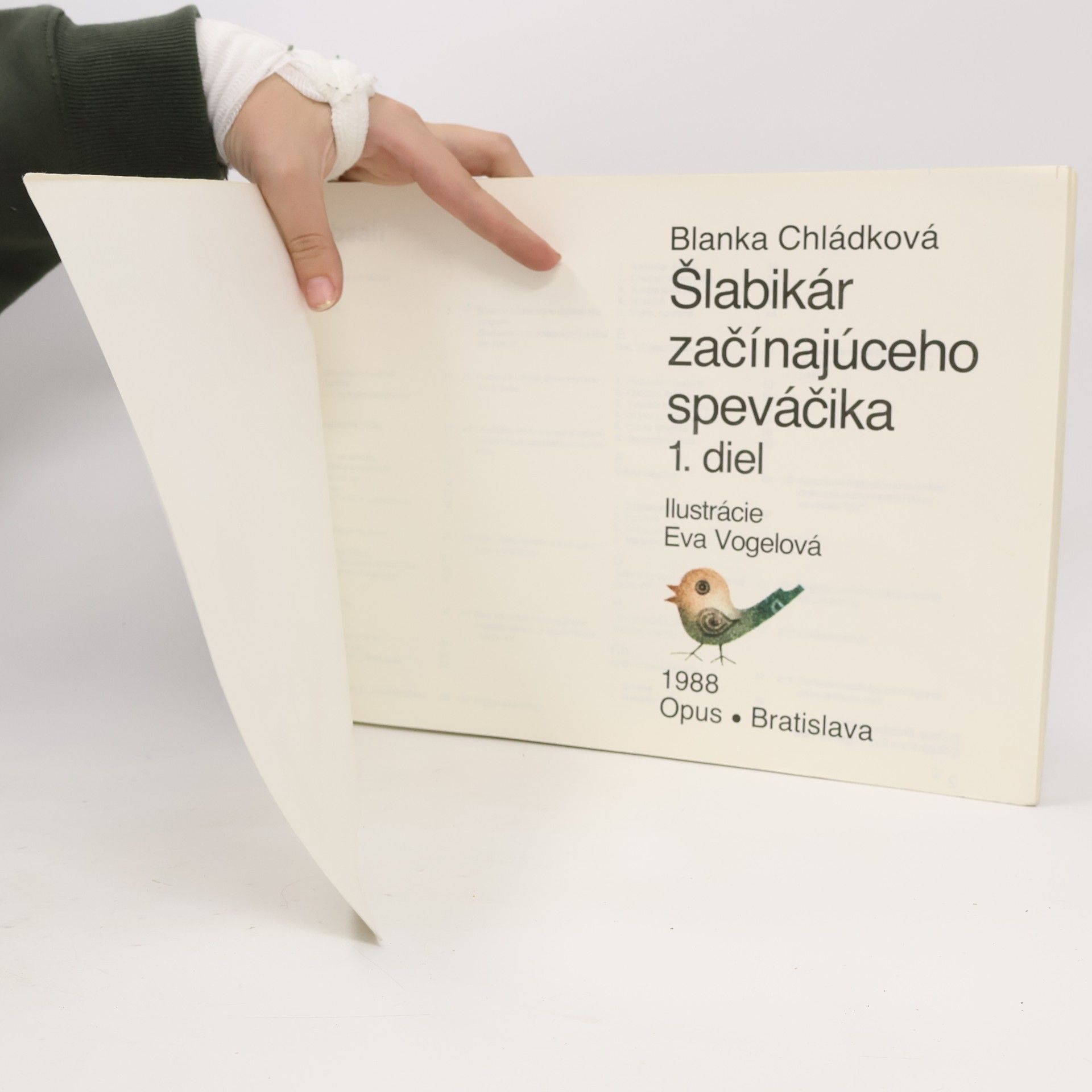 Blanka Chládková Šlabikár začínajúceho speváčika 1