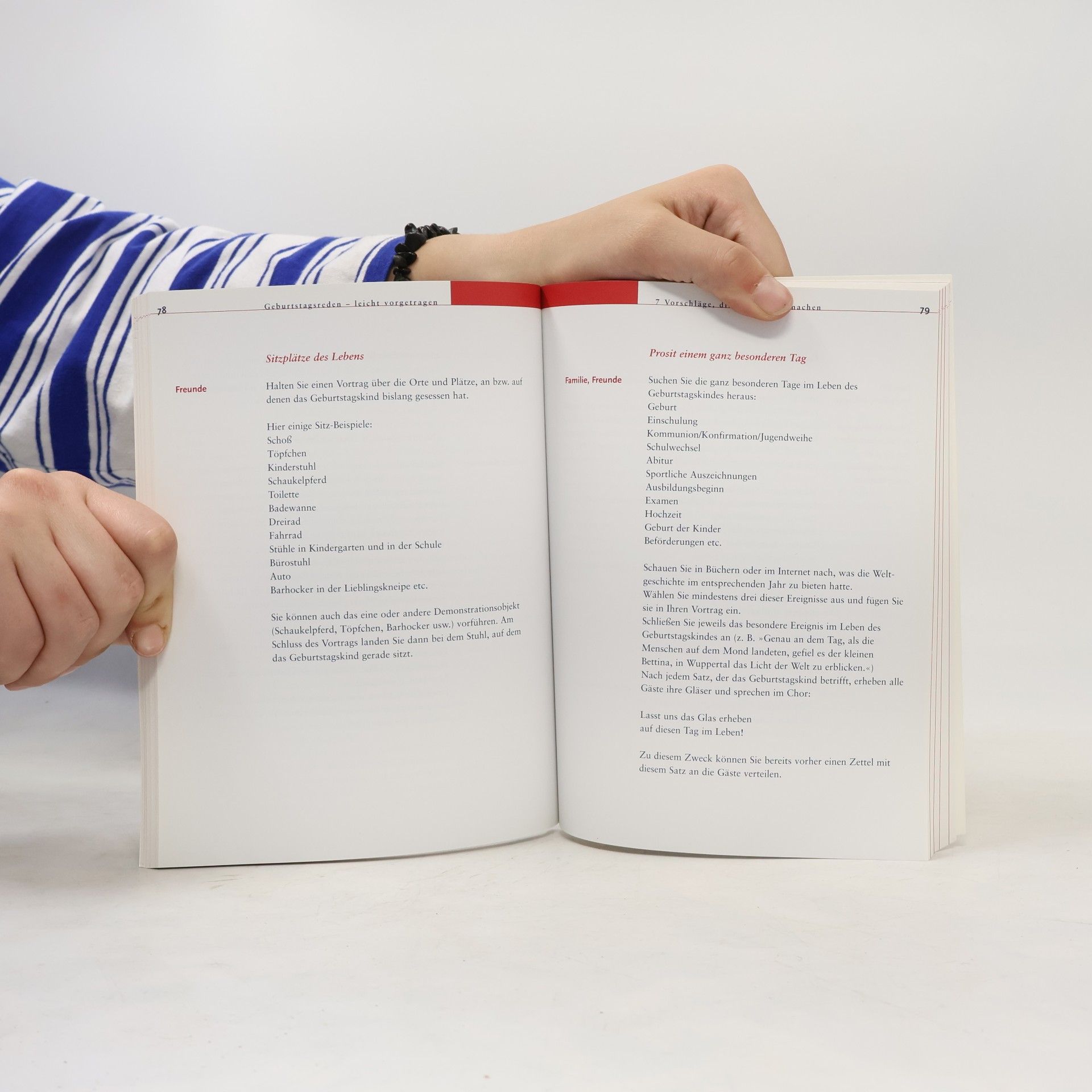 Das große Ideenbuch für Geburtstage