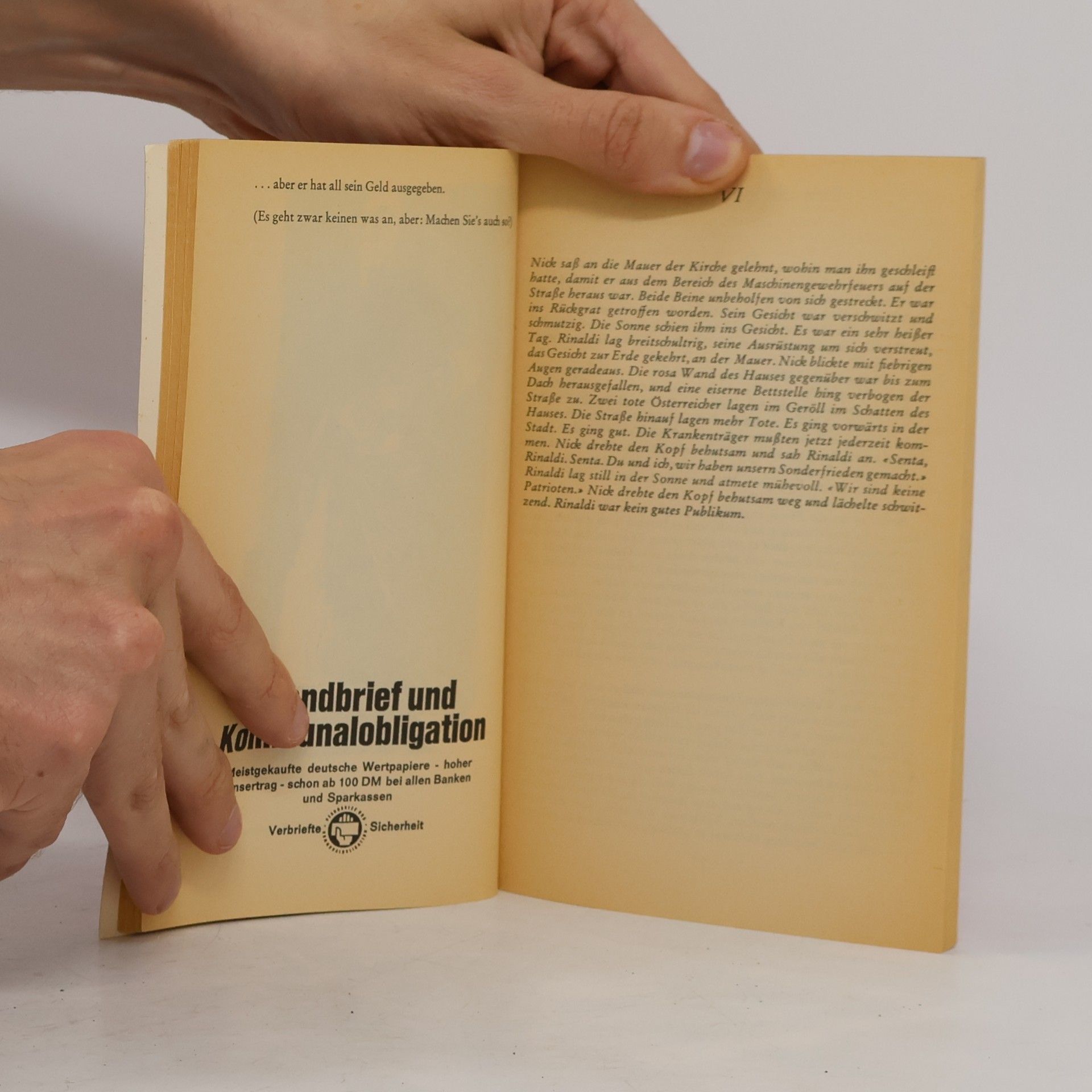 Ernest Hemingway In unserer Zeit