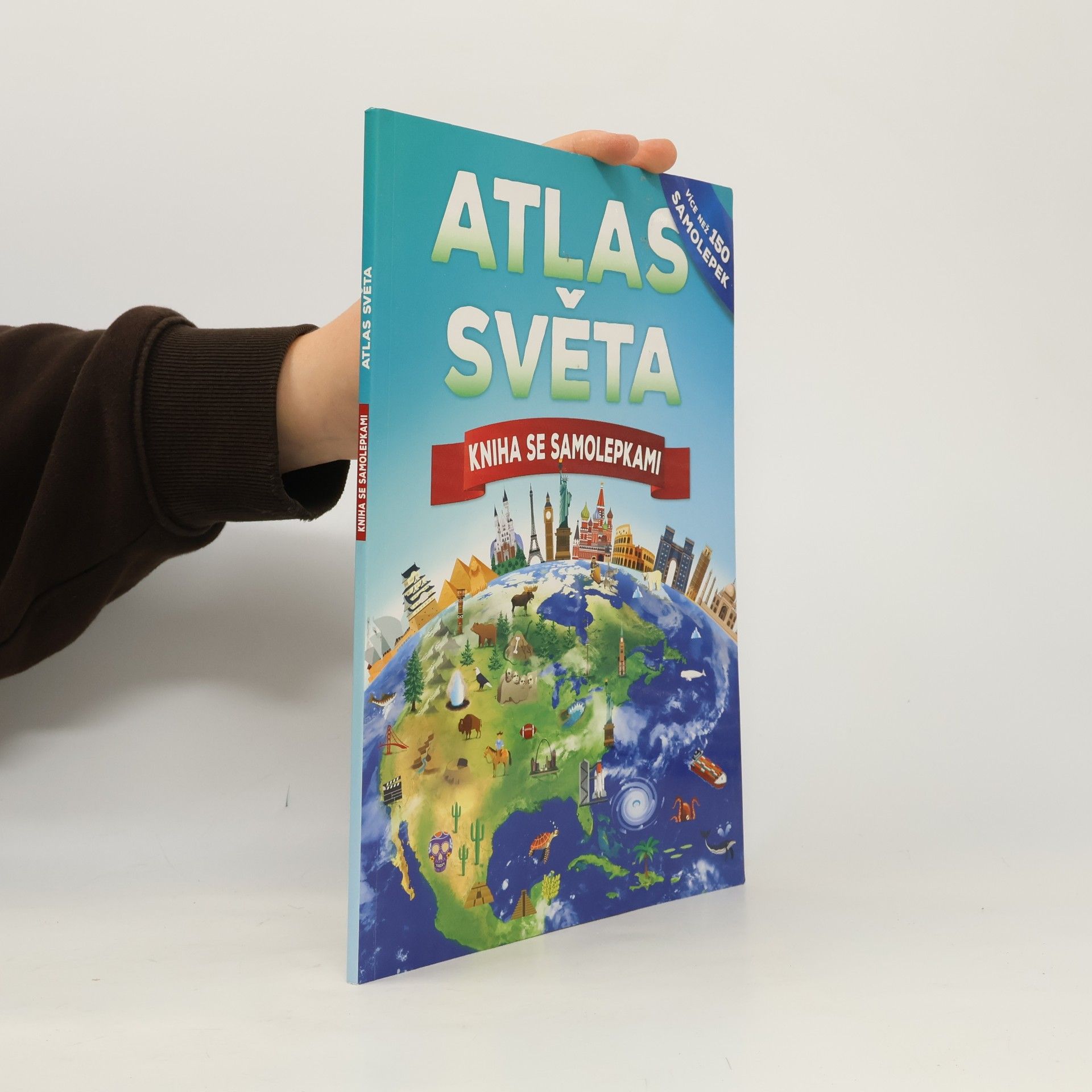 Atlas světa - Kniha se samolepkami