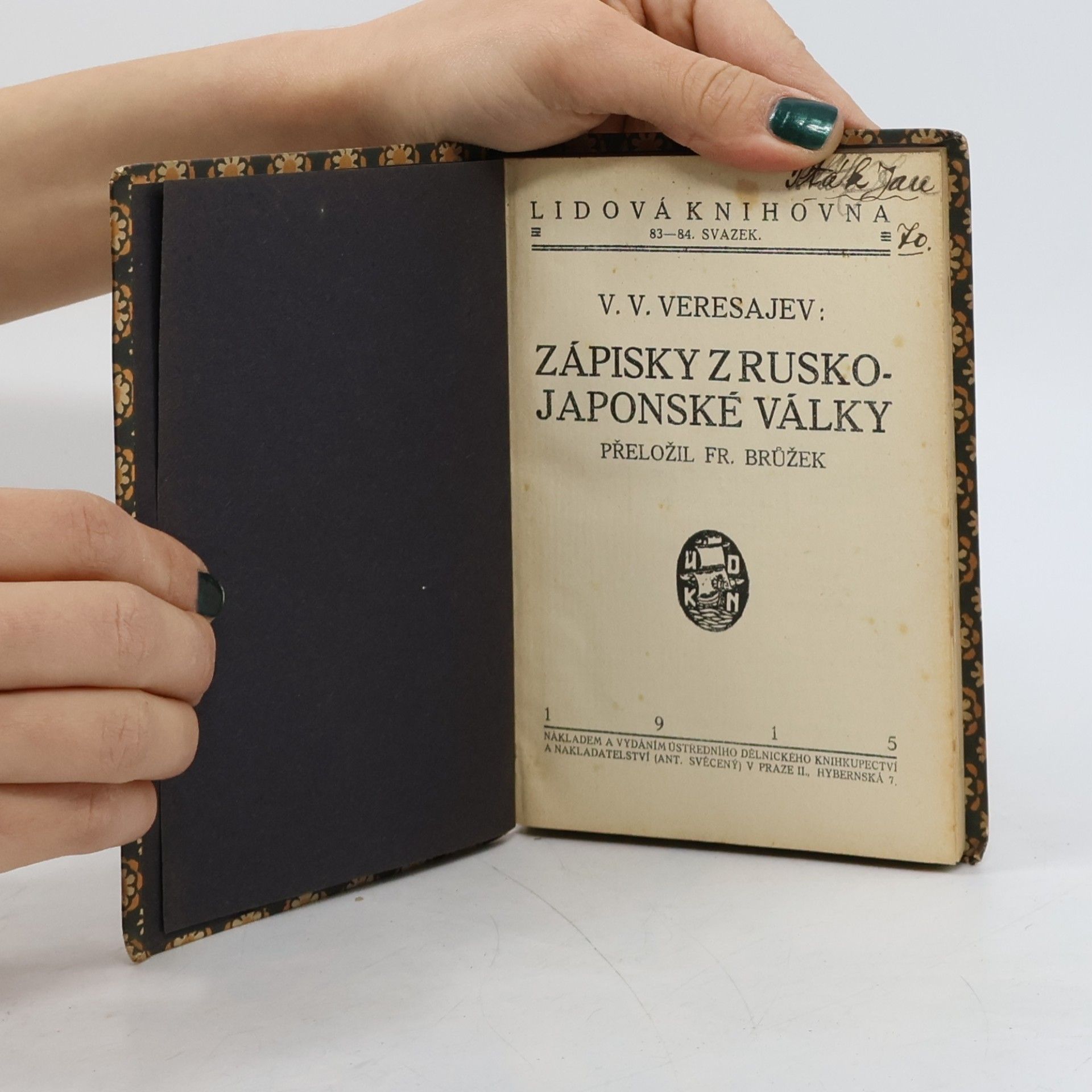 Vikenty Veresaev Zápisky z rusko-japonské války