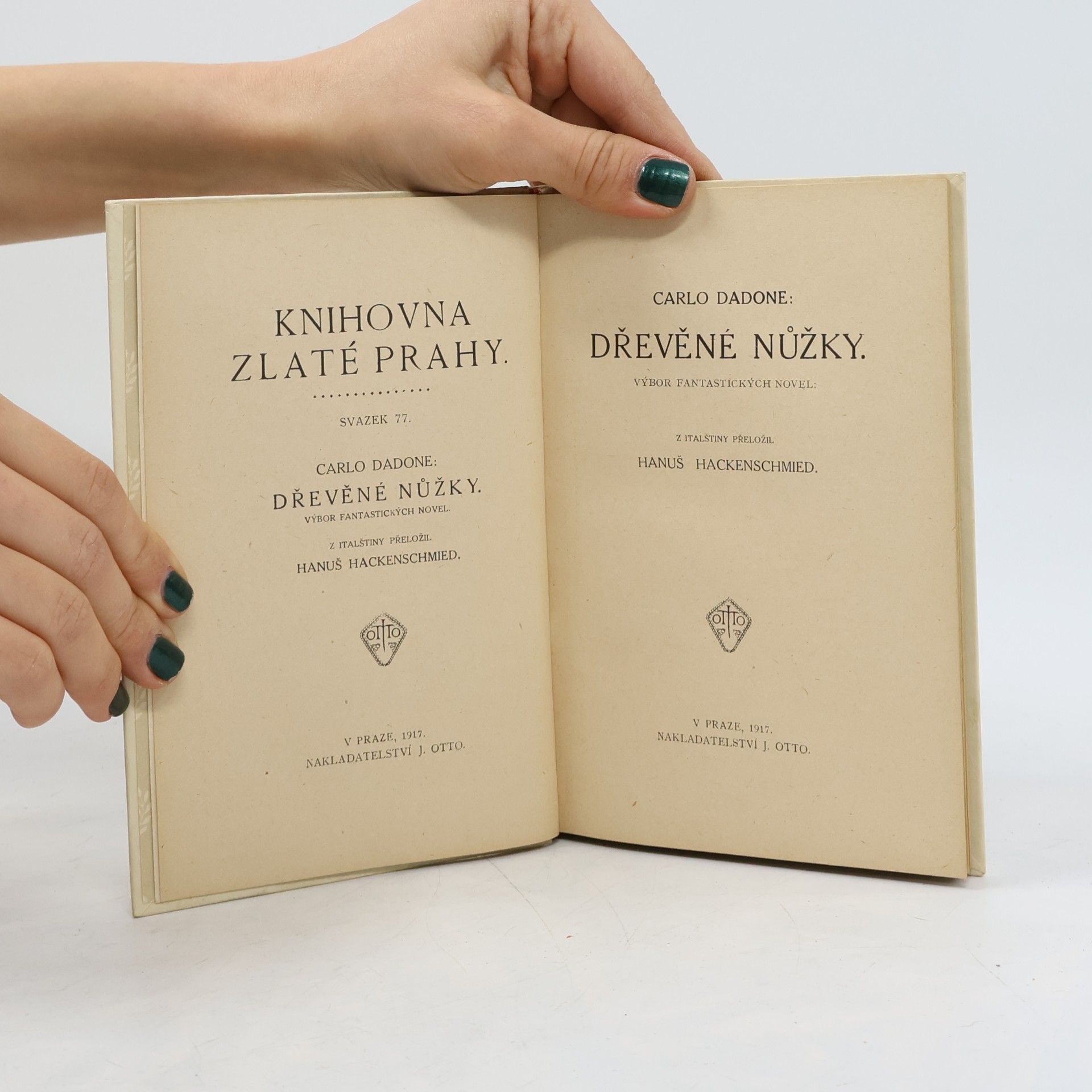 Carlo Dadone Dřevěné nůžky