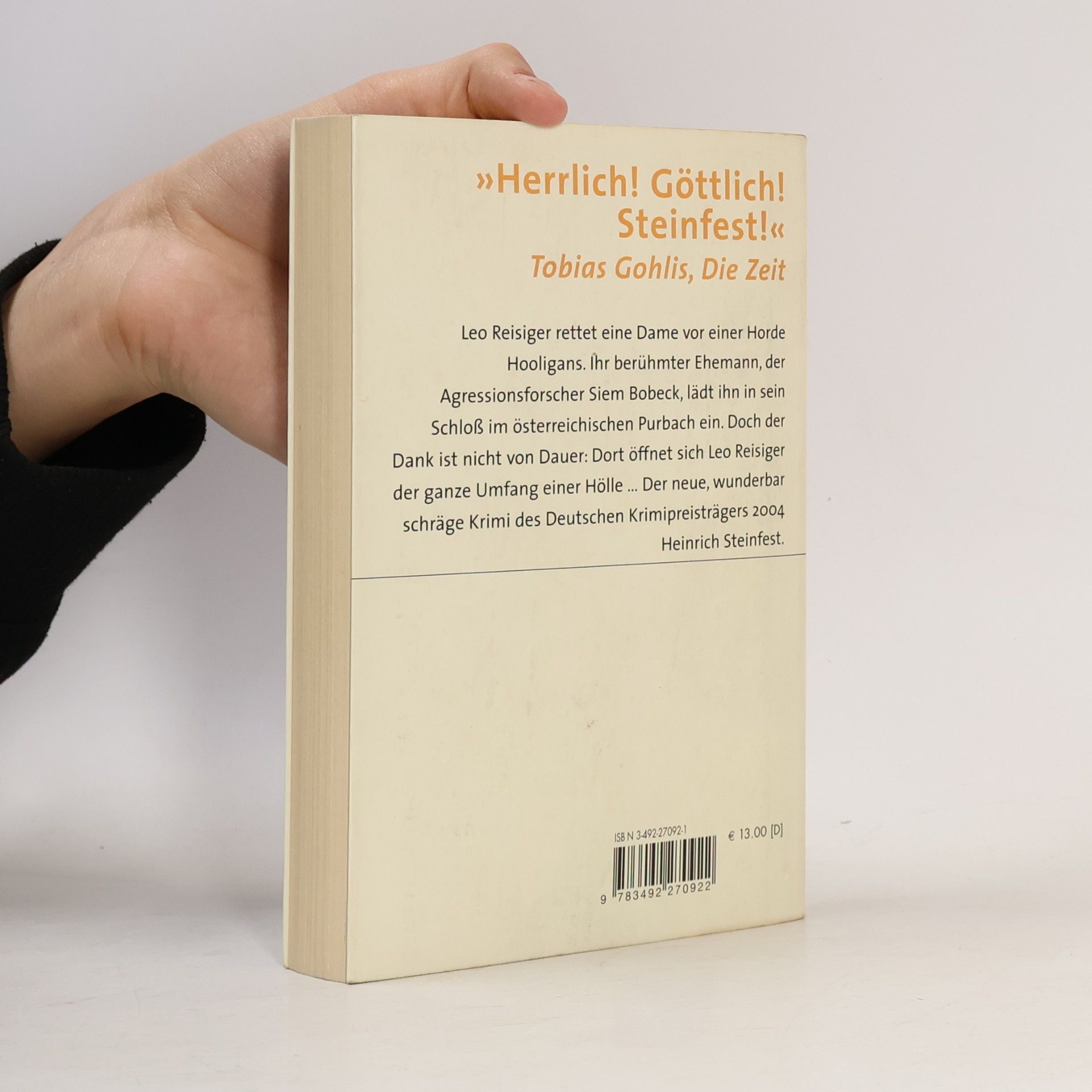 Heinrich Steinfest Der Umfang der Hölle