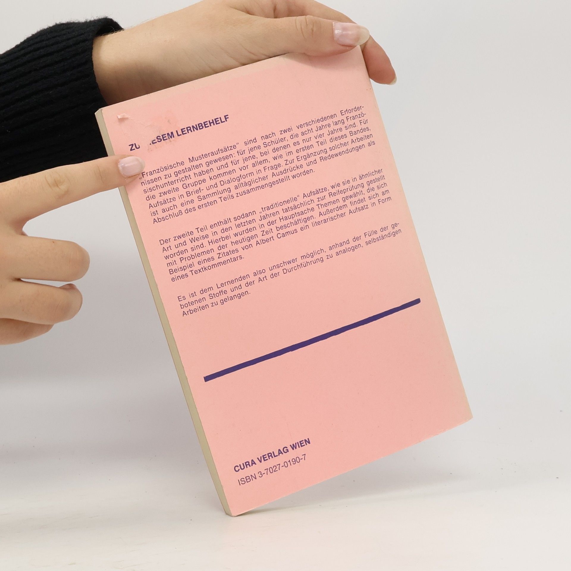 Irène Lachasse Französische Musteraufsätze