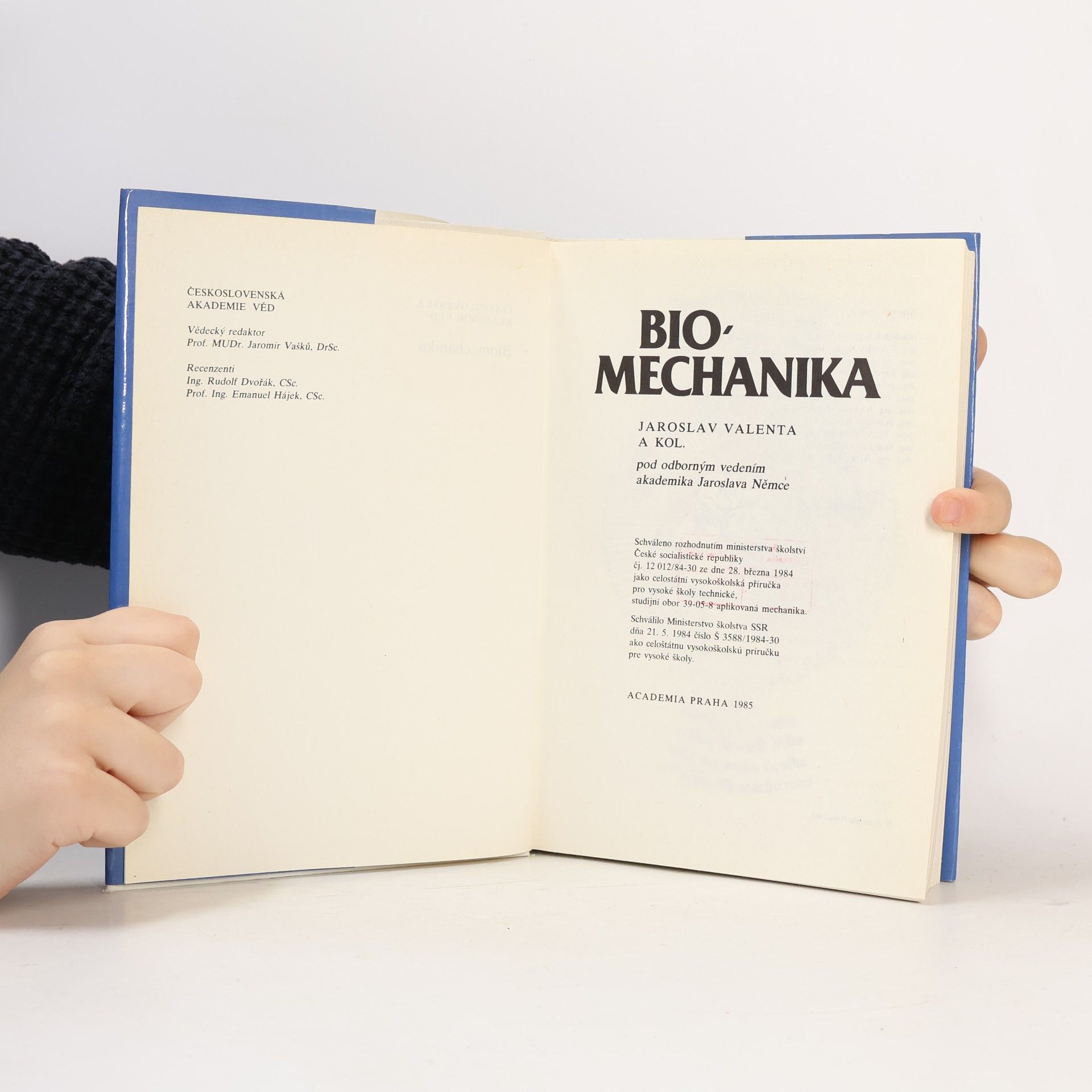 Jaroslav Valenta Biomechanika
