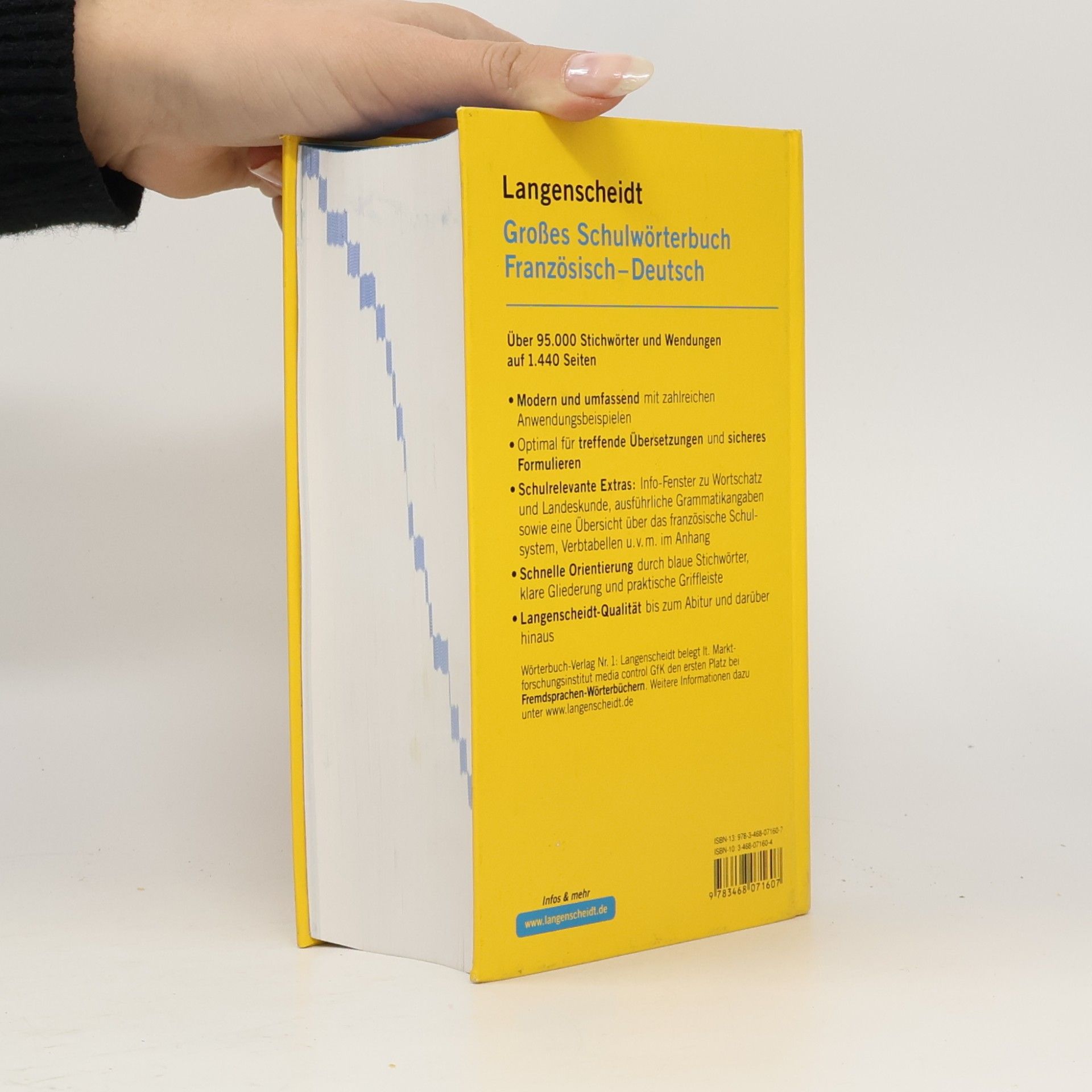 Manfred Bleher Langenscheidt, Großes Schulwörterbuch Französisch-Deutsch