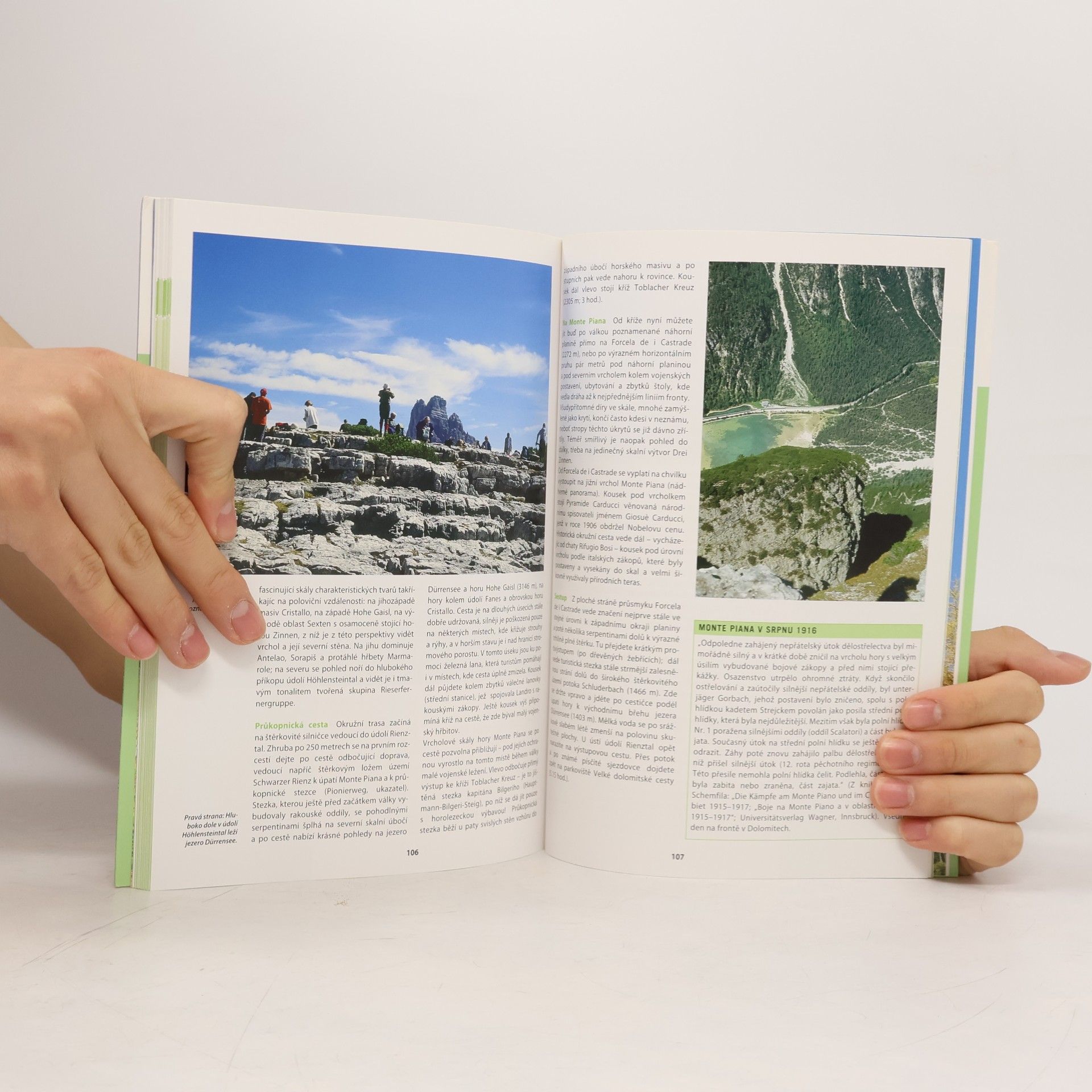 Eugen Eduard Hüsler Turistický průvodce Dolomity