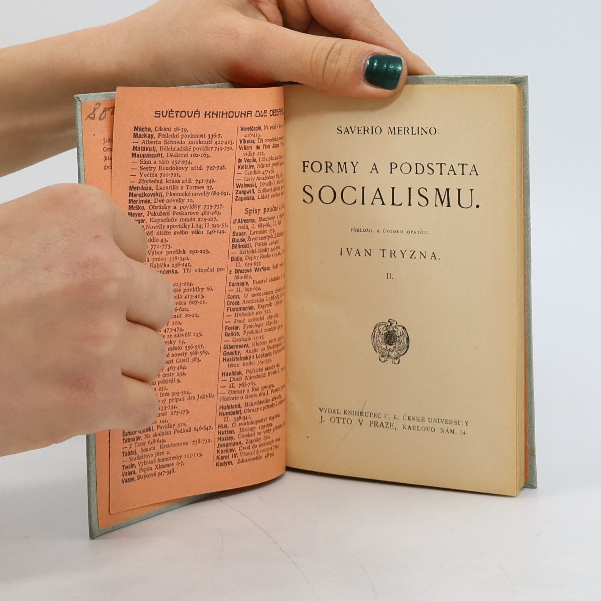 Saverio Merlino Formy a podstata socialismu II.