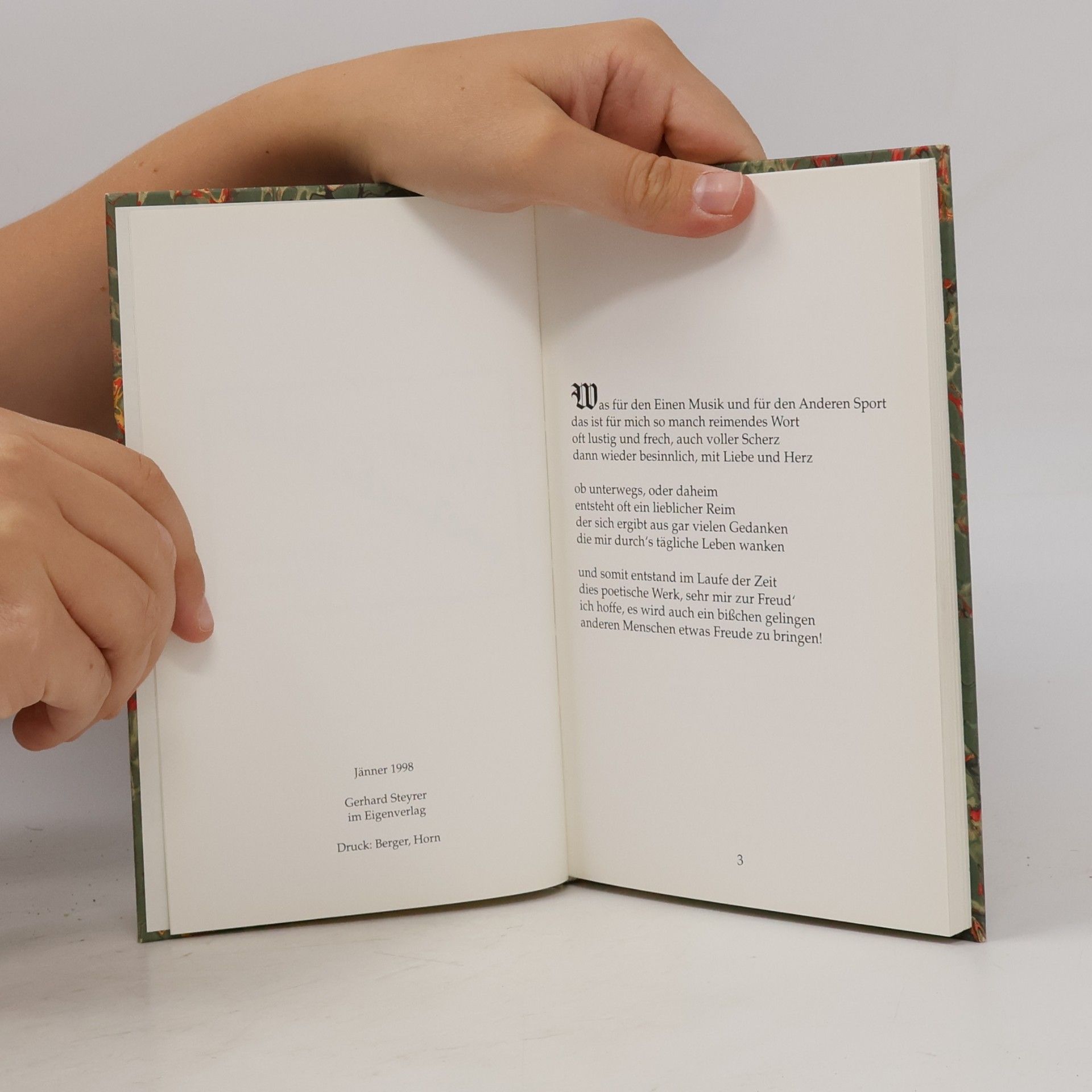 Gerhard Steyrer Meine poetische Ader