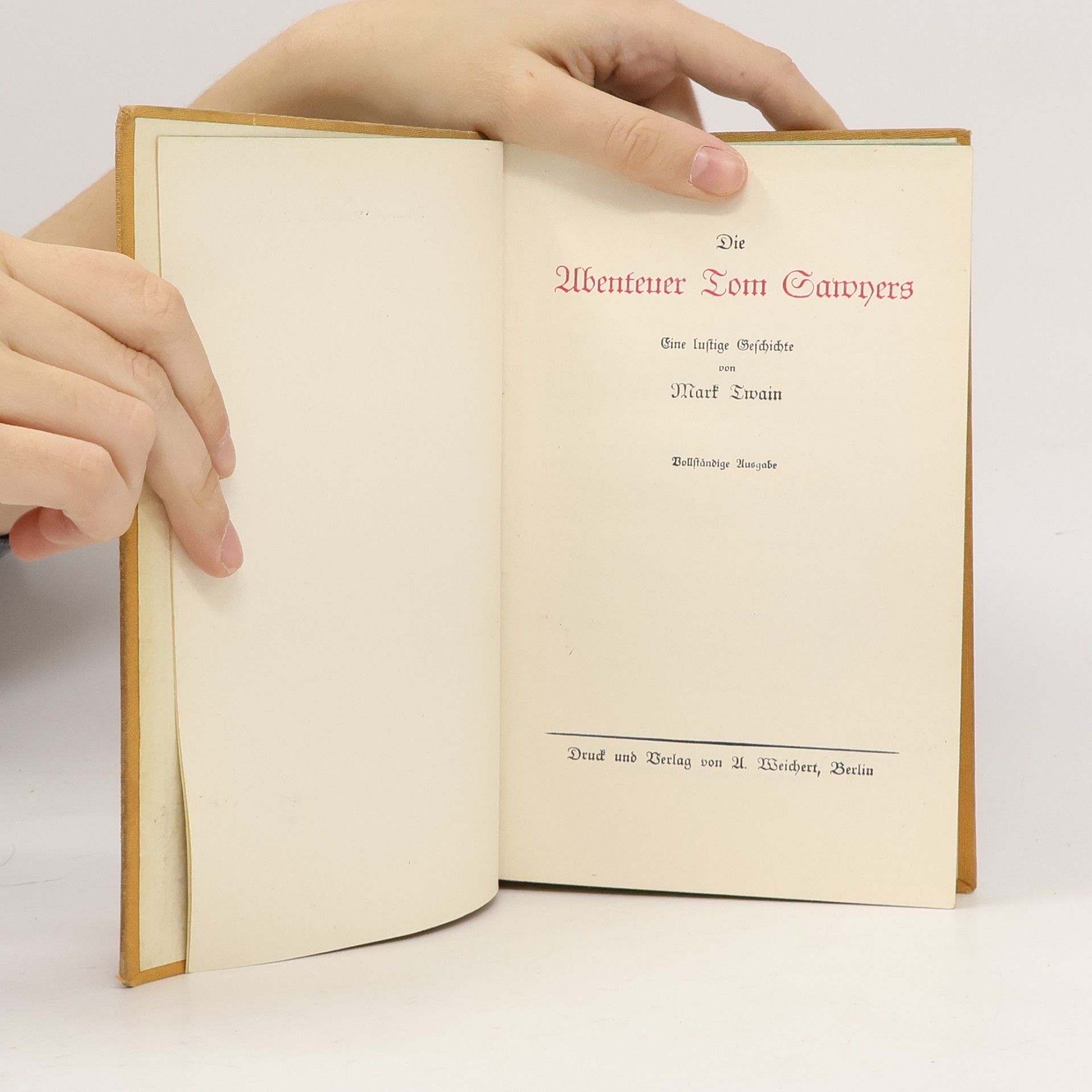 Mark Twain Die Abenteuer Tom Sawyers