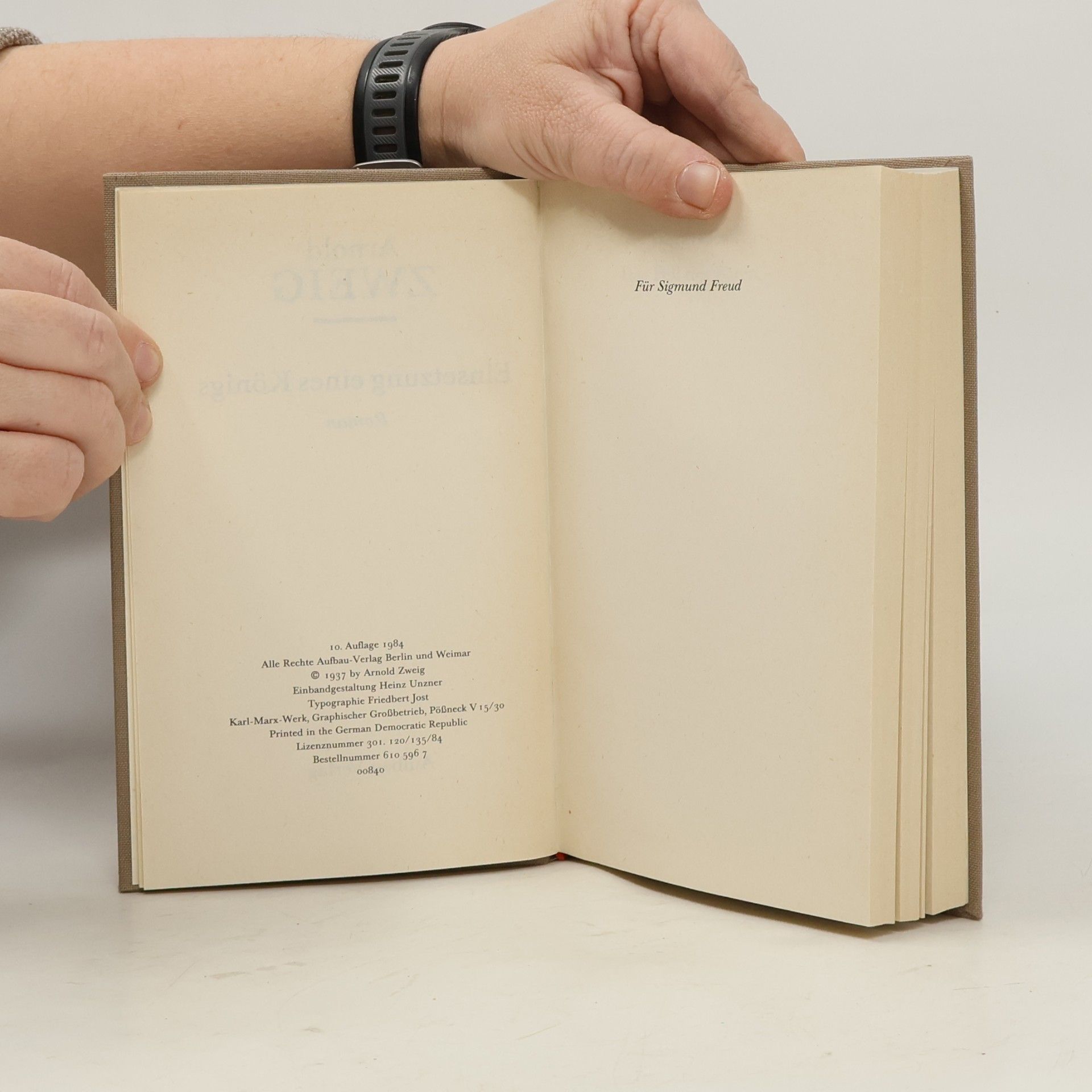 Arnold Zweig Einsetzung eines Königs