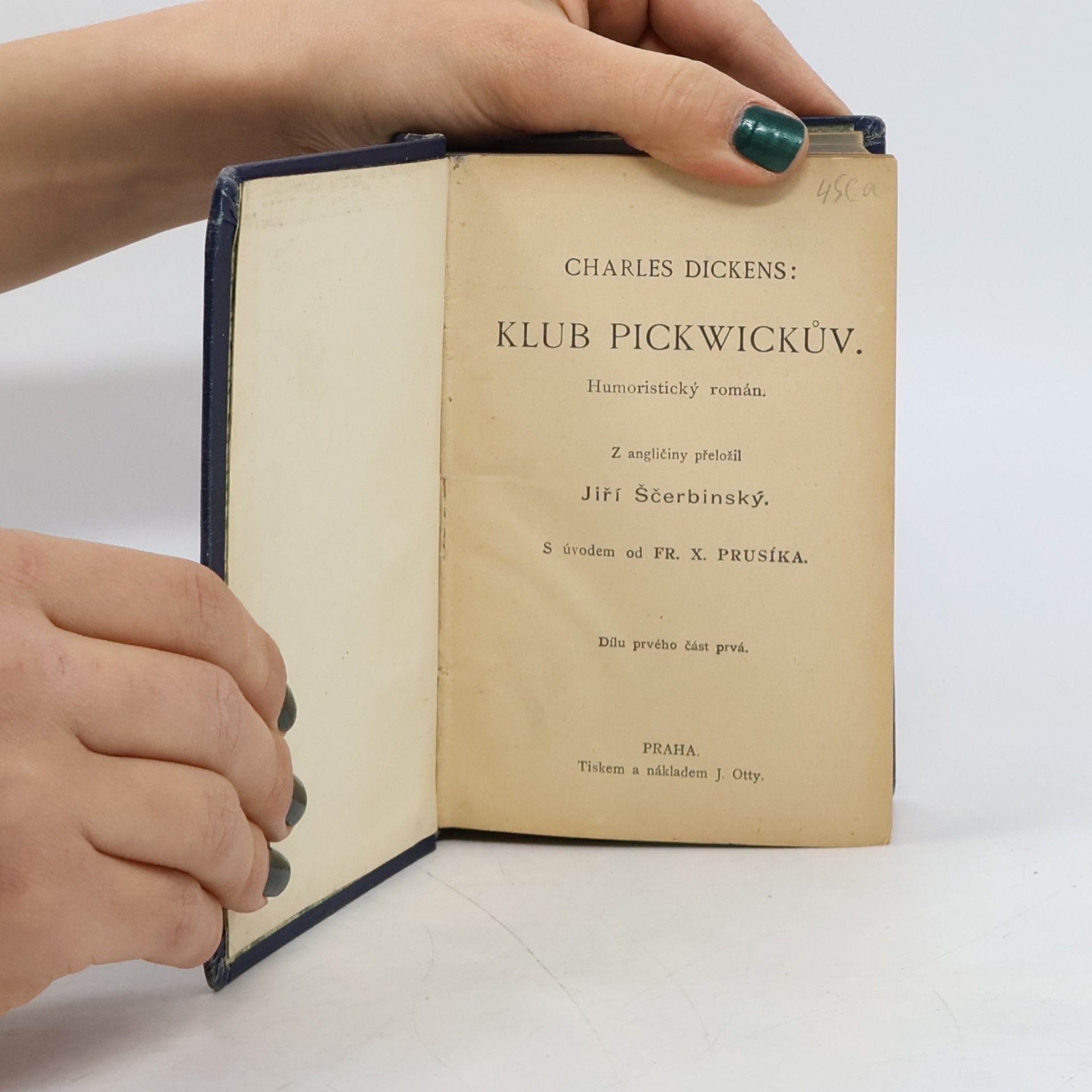 Dickens Klub Pickwickův I.