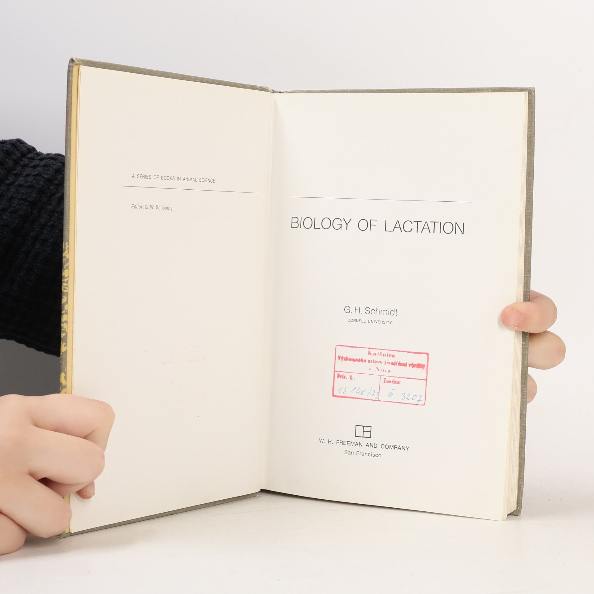 Glen Henry Schmidt Biology of Lactation