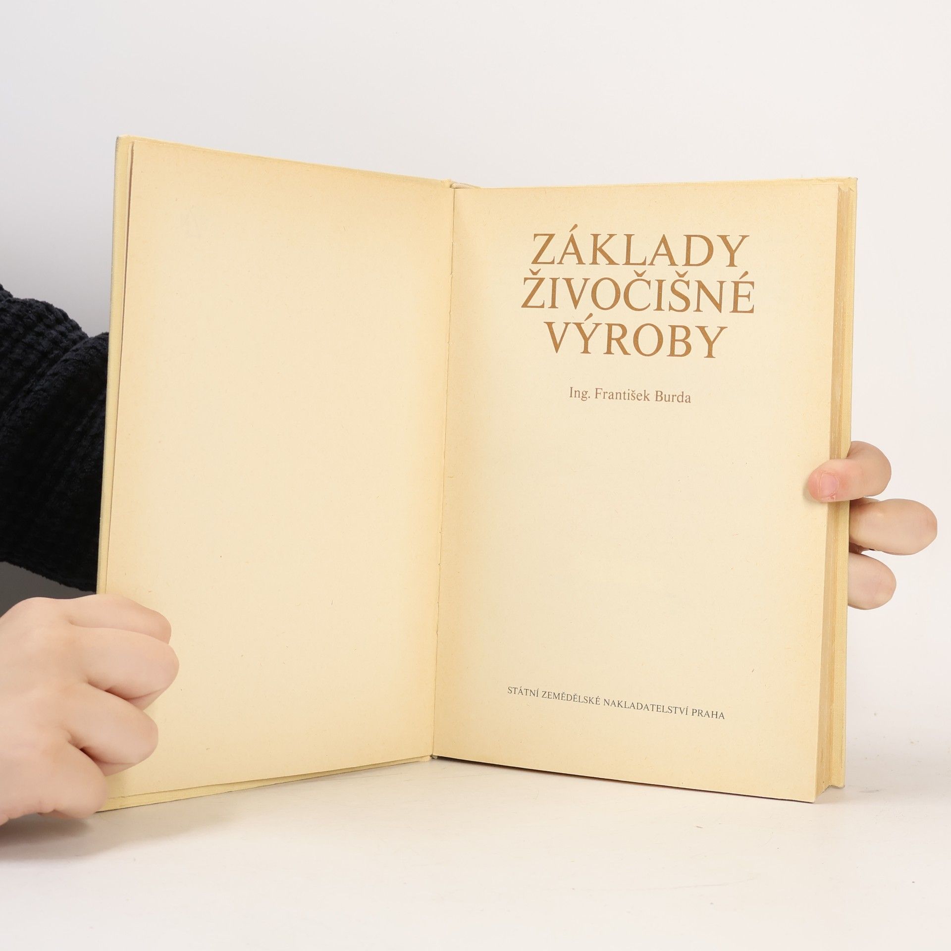 František Burda Základy živočišné výroby