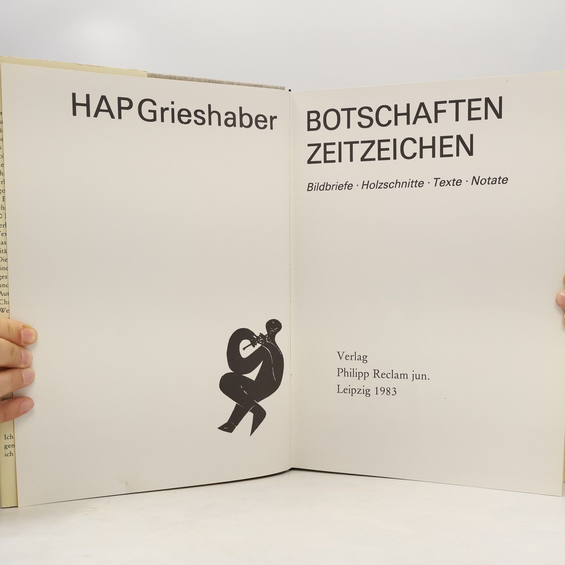 HAP Grieshaber Botschaften Zeitzeichen