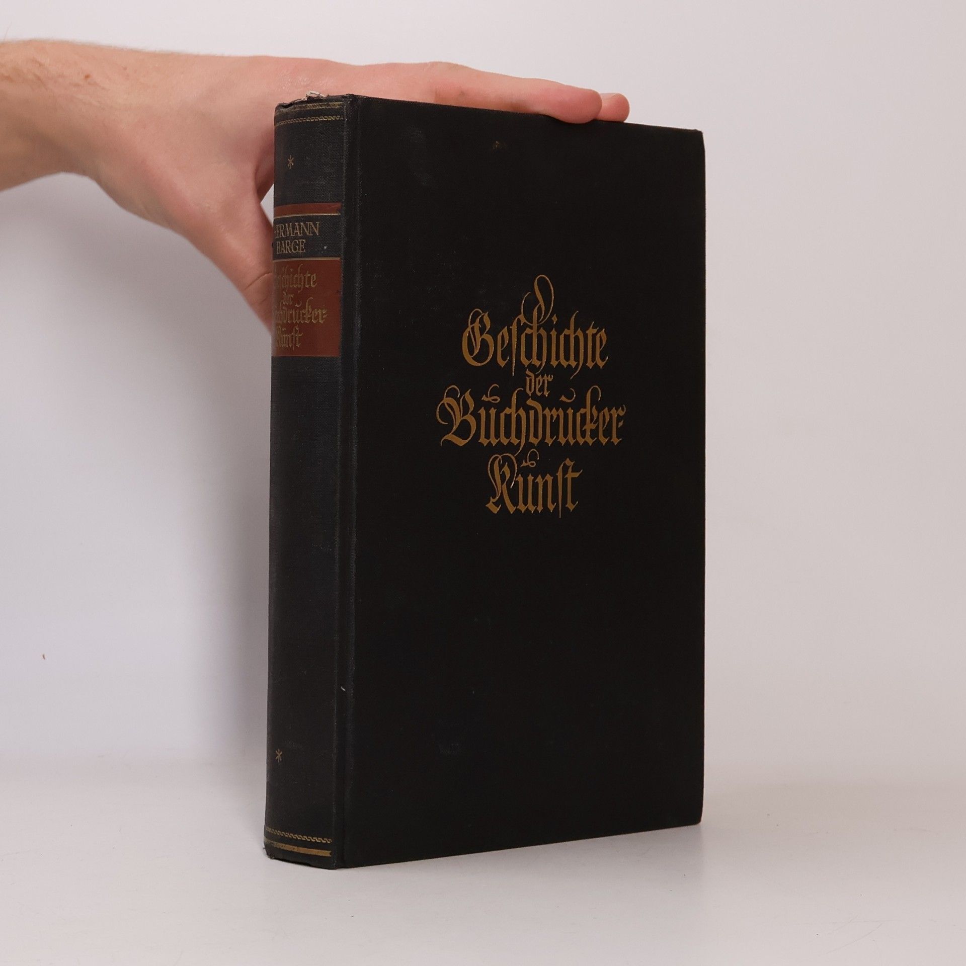 Hermann Barge Geschichte der Buchdrucker-Kunst