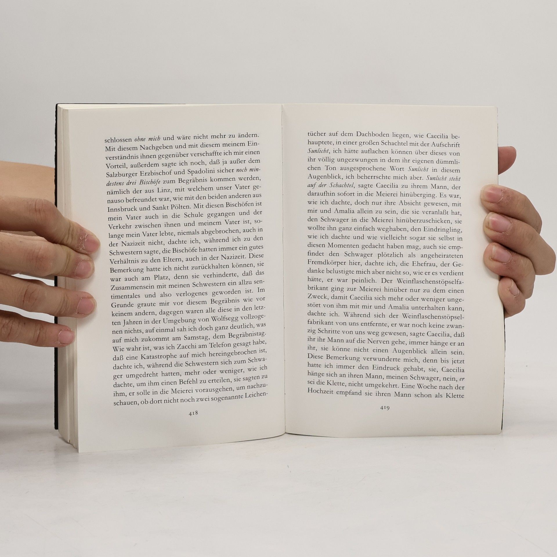 Thomas Bernhard Auslöschung : ein Zerfall