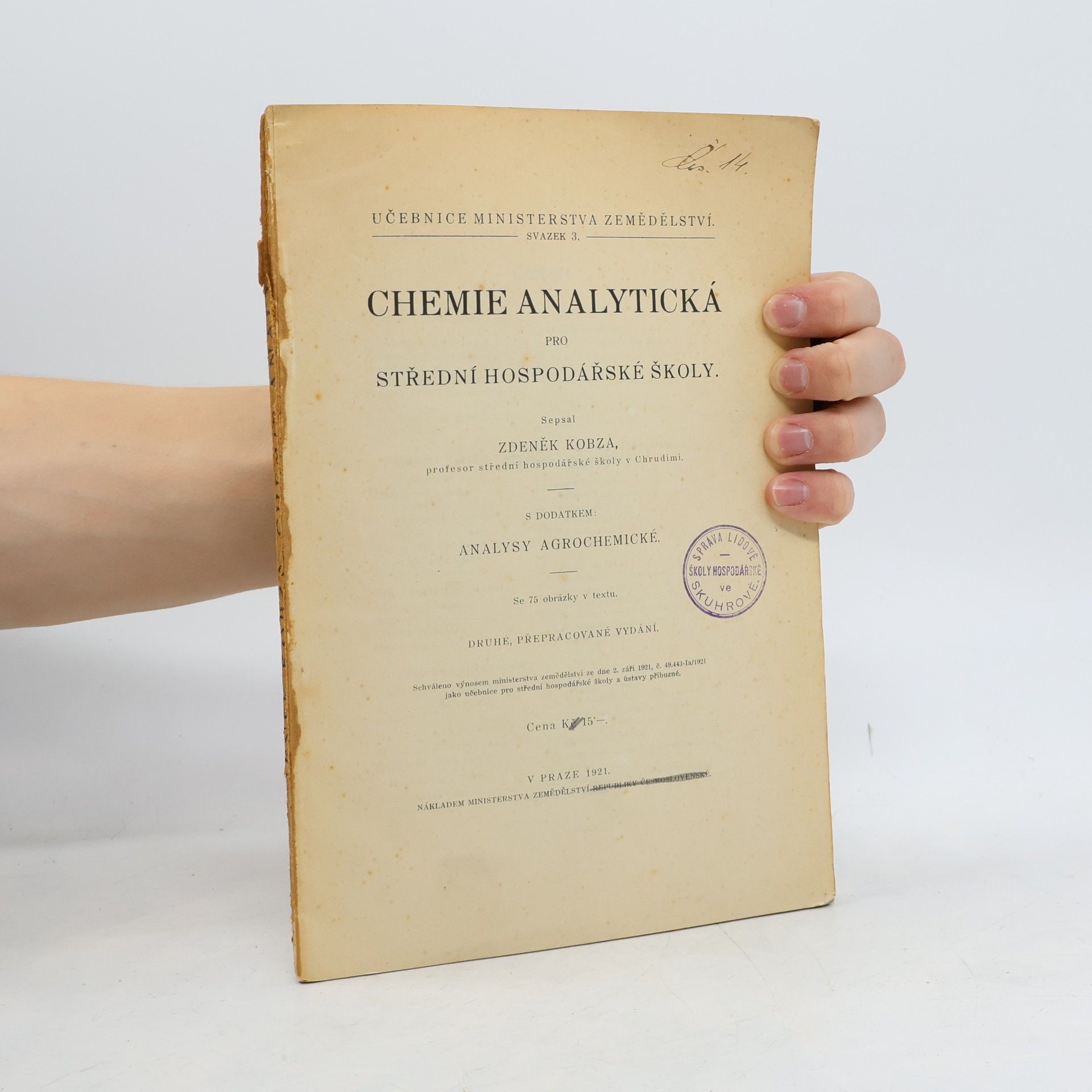 Zdeněk Kobza Chemie analytická