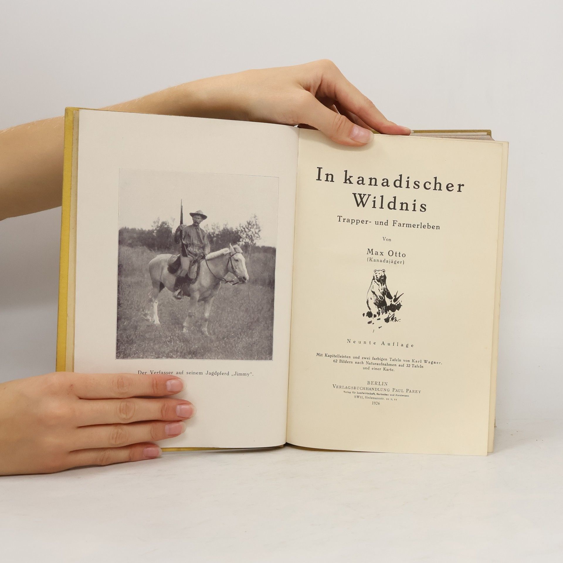 Max Otto In kanadischer Wildnis