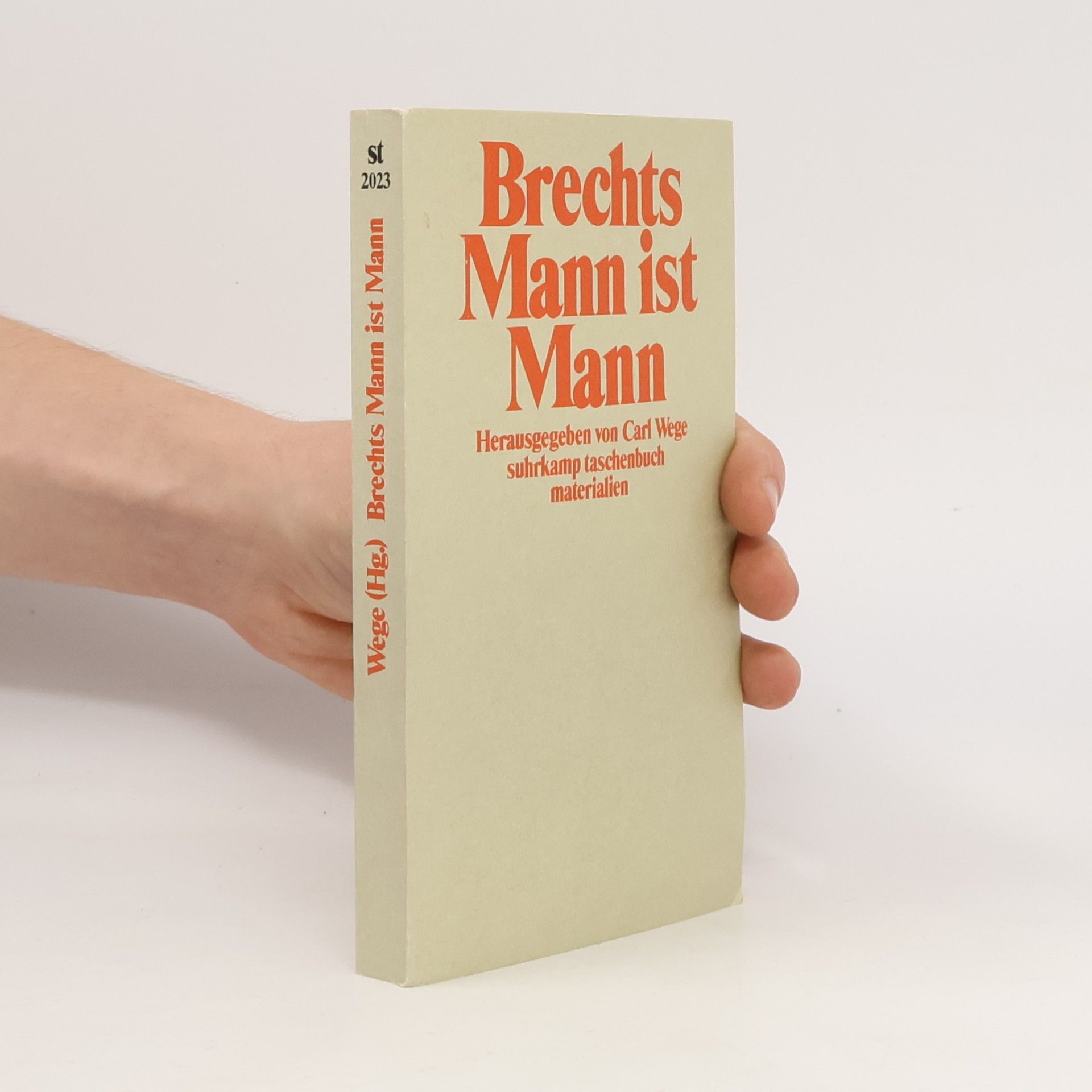 Bert Brecht Brechts Mann ist Mann