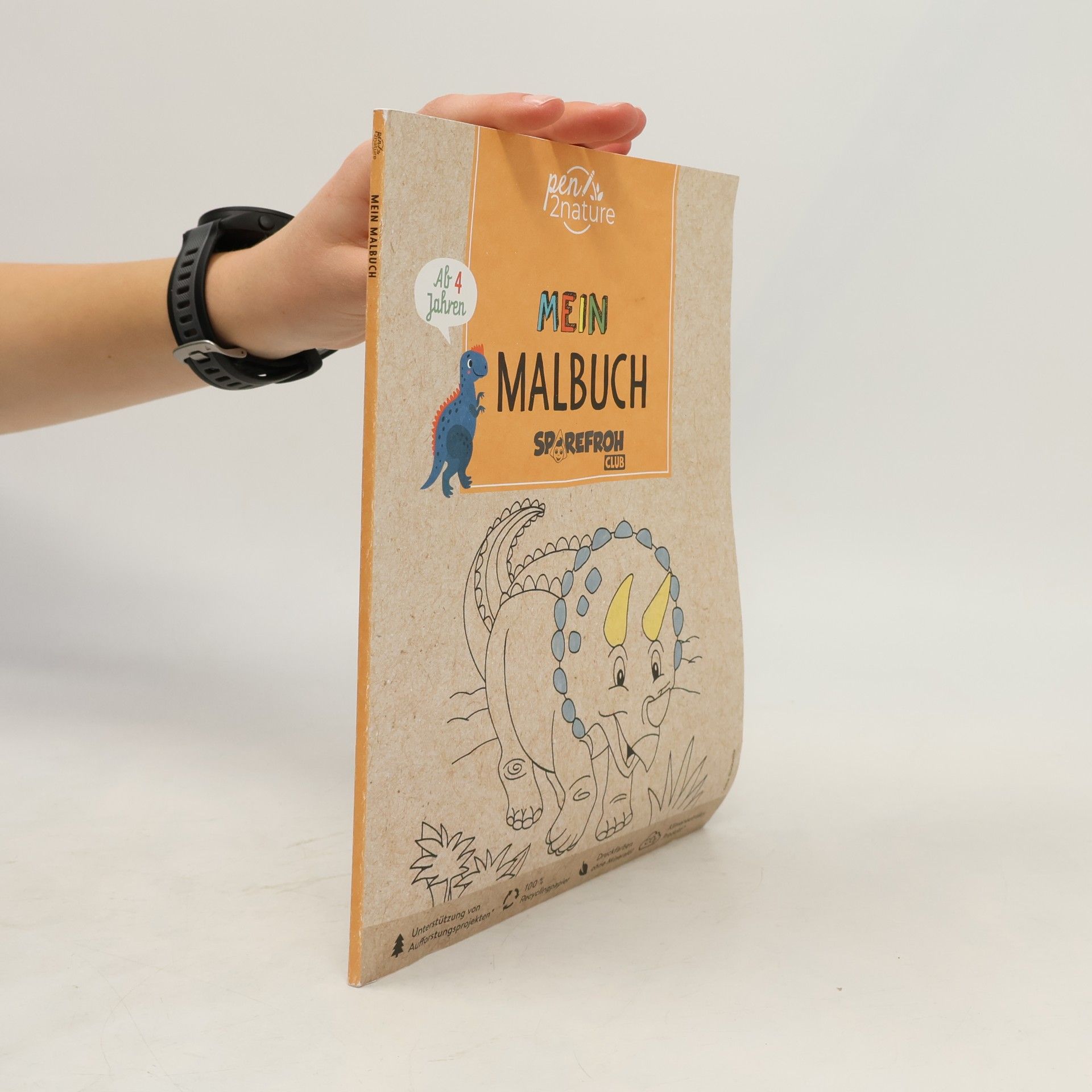 Mein Malbuch Dinosaurier. Für Kinder ab 4 Jahren