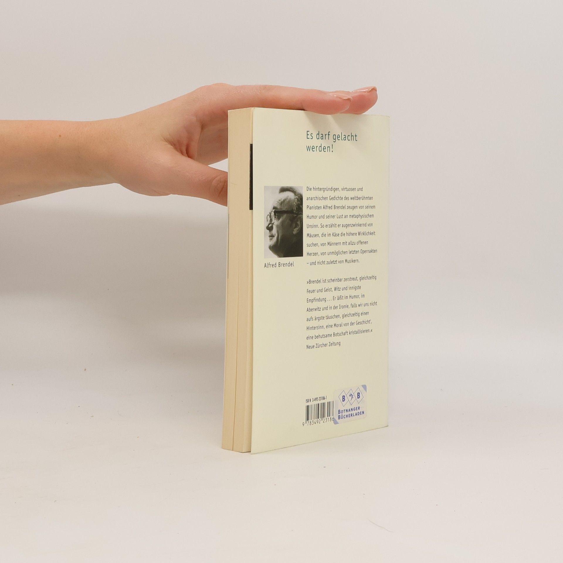 Alfred Brendel Ein Finger zuviel