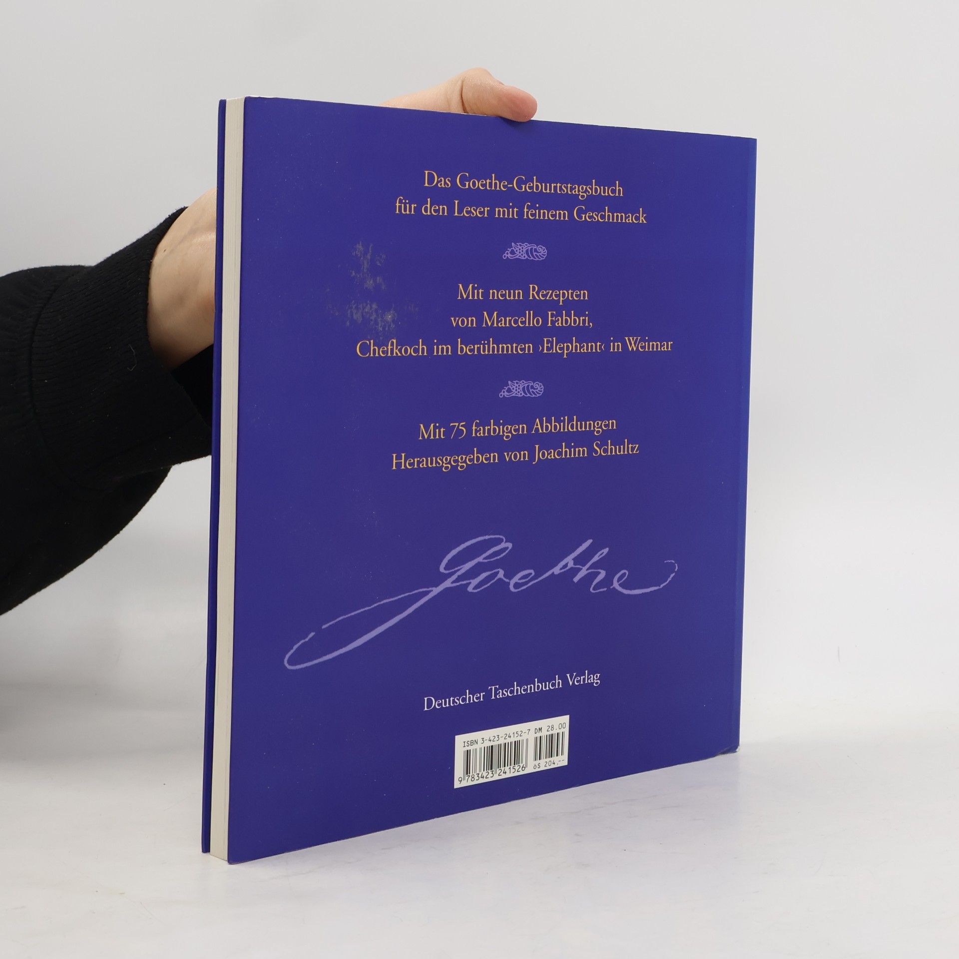 Johann Wolfgang von Goethe Essen und Trinken mit Goethe