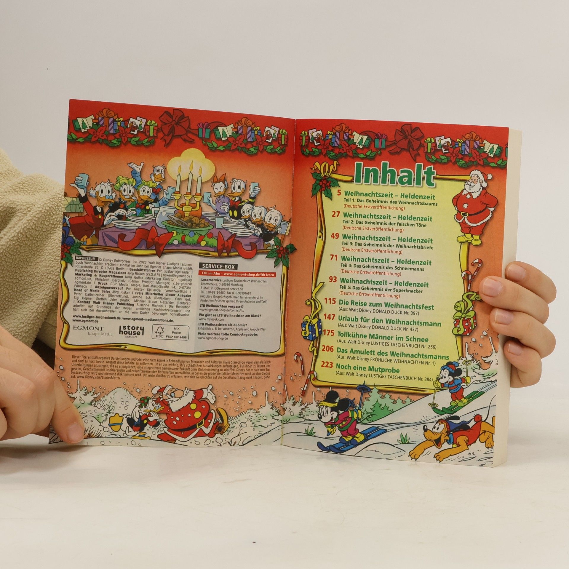 Walt Disney Lustiges Taschenbuch 29. Frohes Fest in Entenhausen