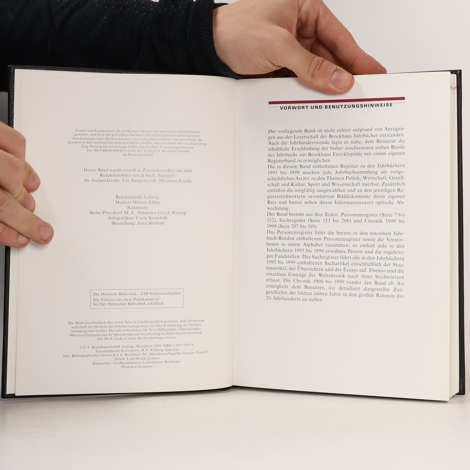 Uschi Kostelnik Brockhaus Enzyklopädie. Jahrbuch Register 1993-1999