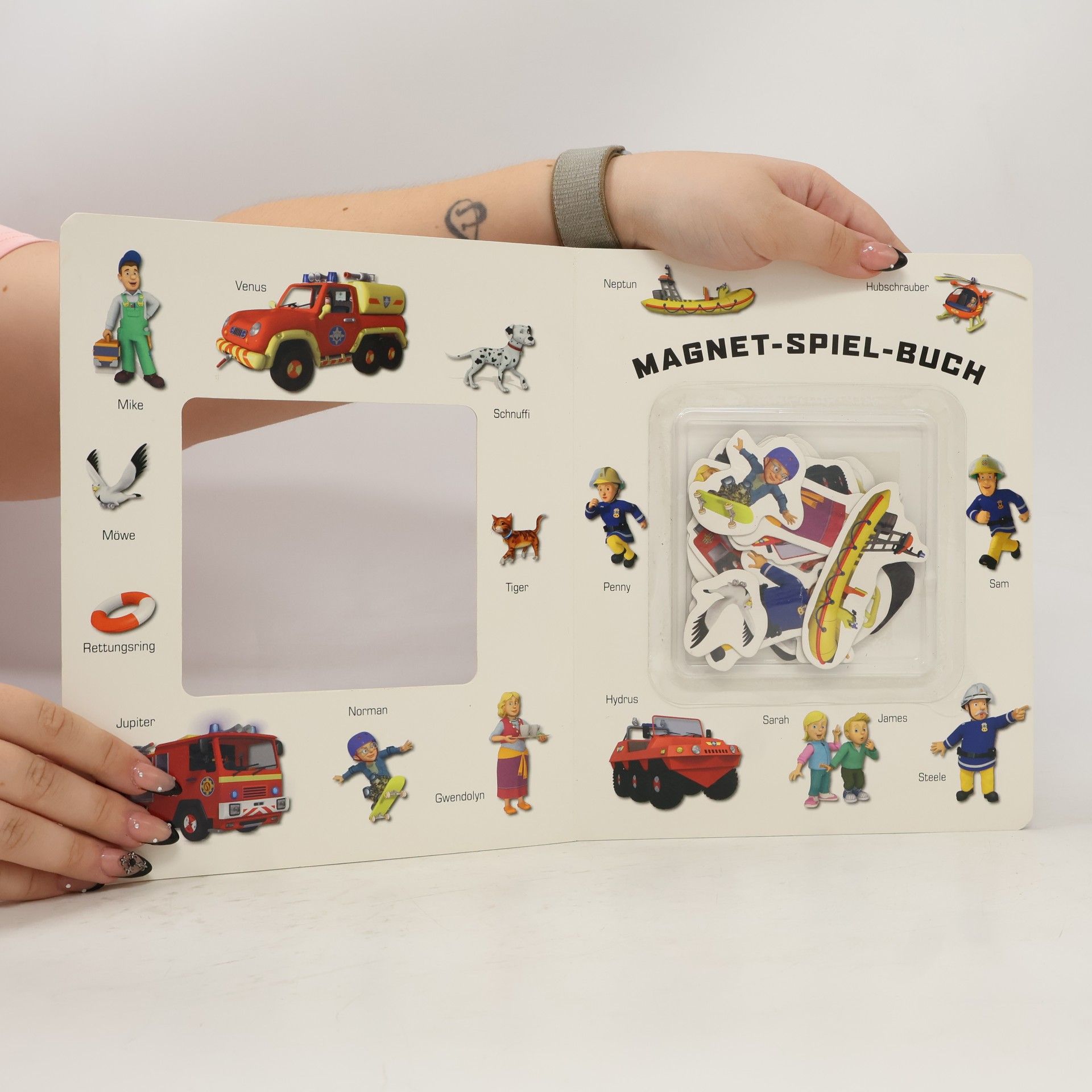 Various authors Unsere Feuerwehr Magnet-Spiel Buch