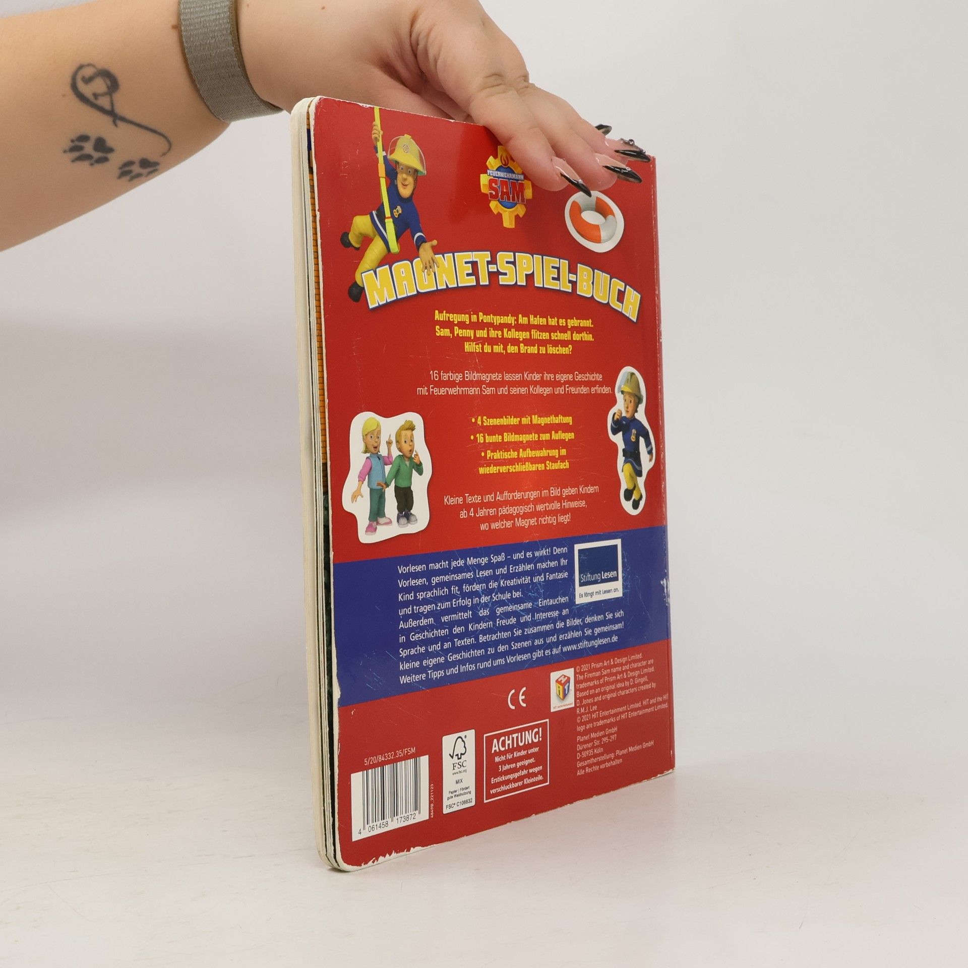 Various authors Unsere Feuerwehr Magnet-Spiel Buch
