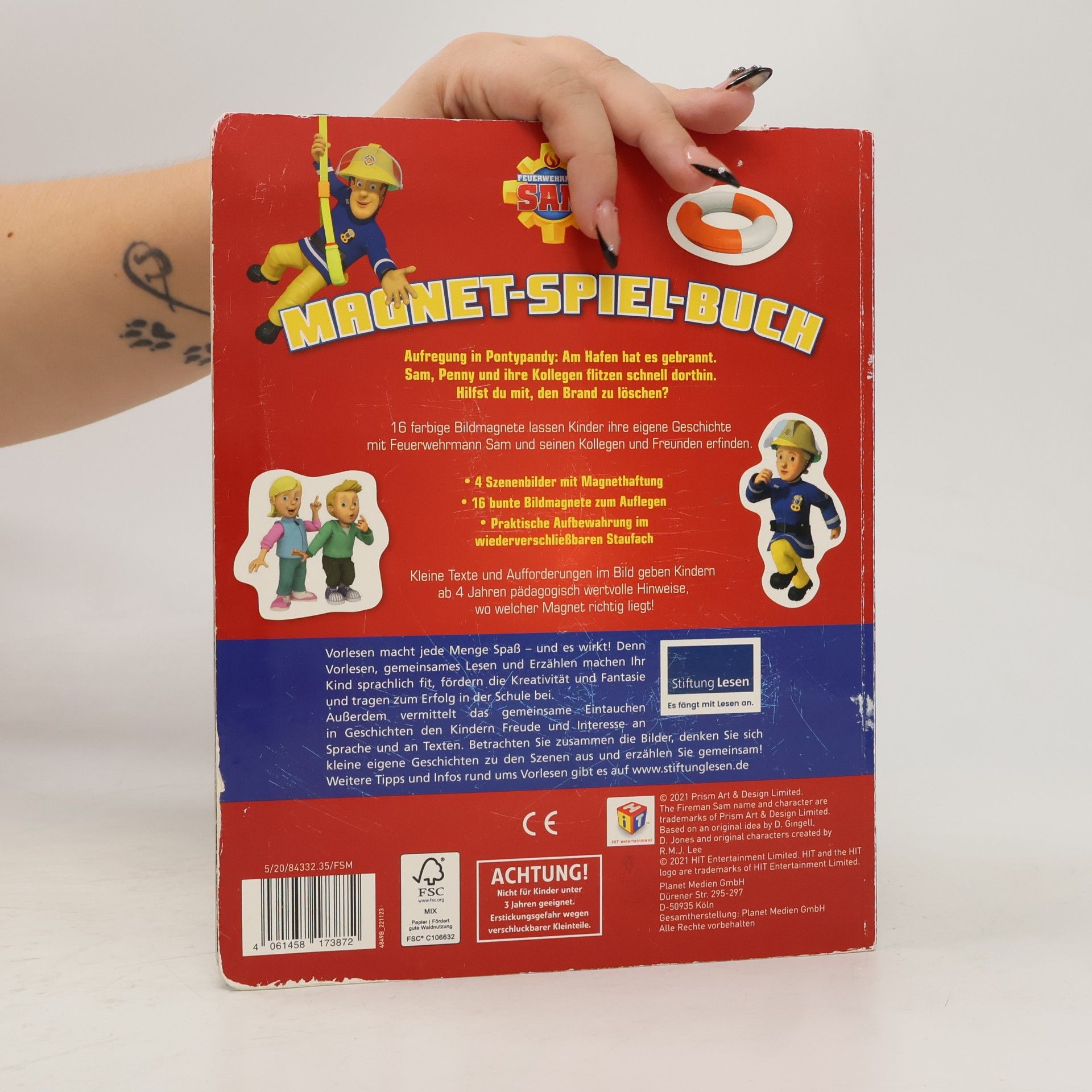 Various authors Unsere Feuerwehr Magnet-Spiel Buch