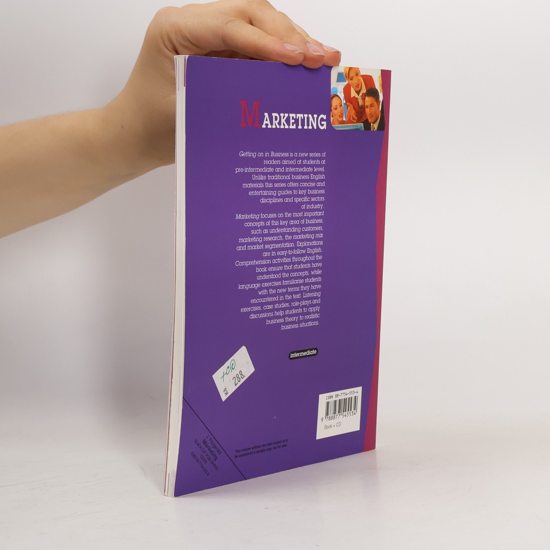 Jeremy Fitzgerald Getting On In Business: Marketing Book