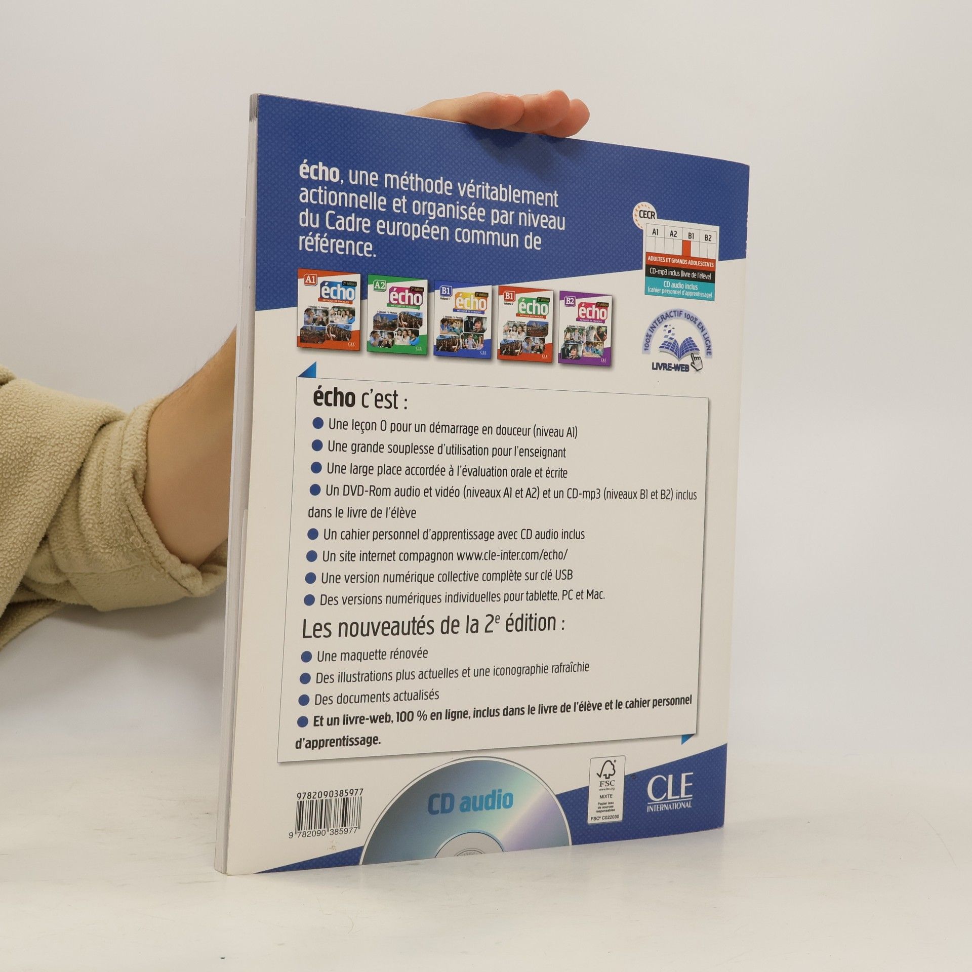 Pecheur J Echo B1.1 Ćwiczenia z płytą CD