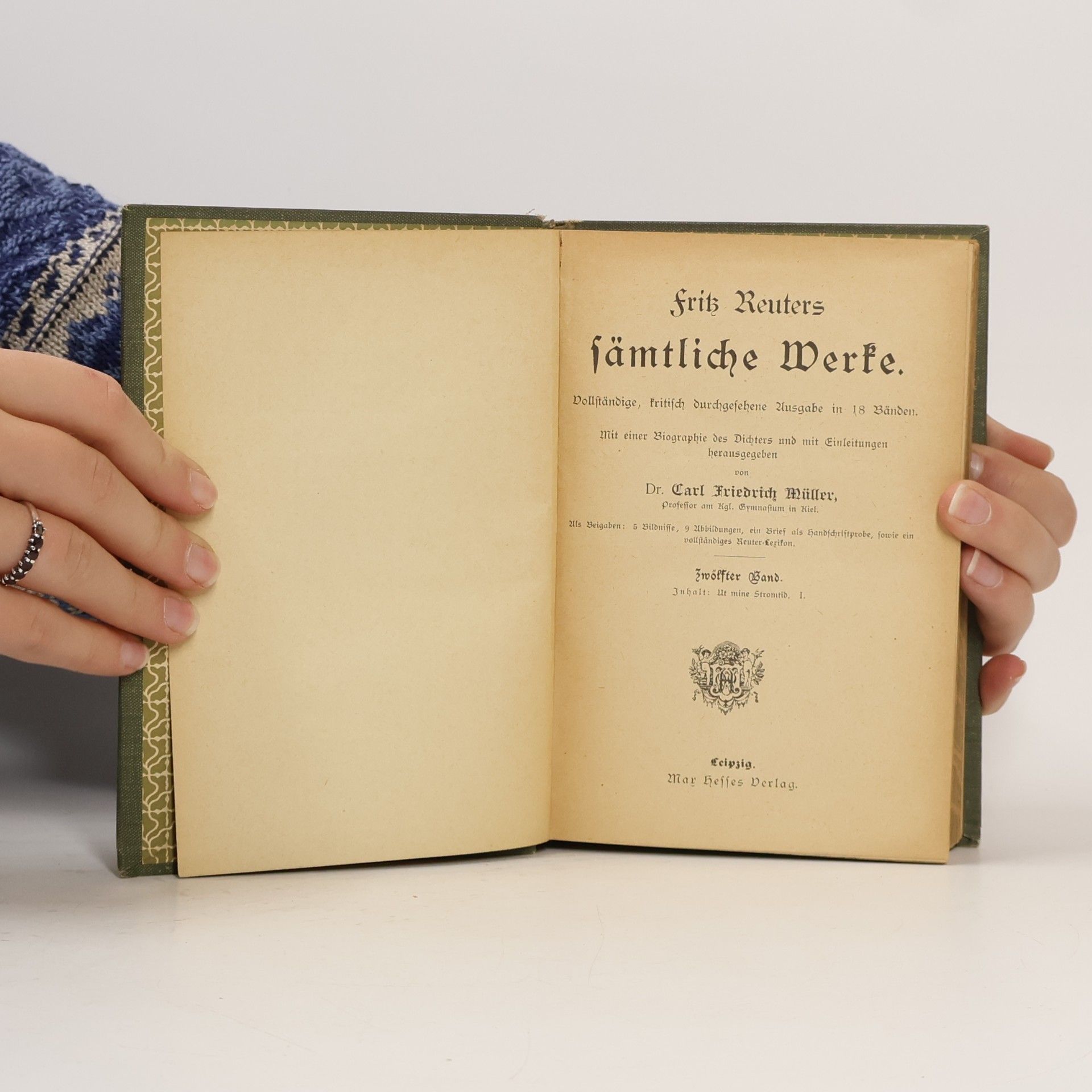 Fritz Reuter Sämtliche Werke 12-14.