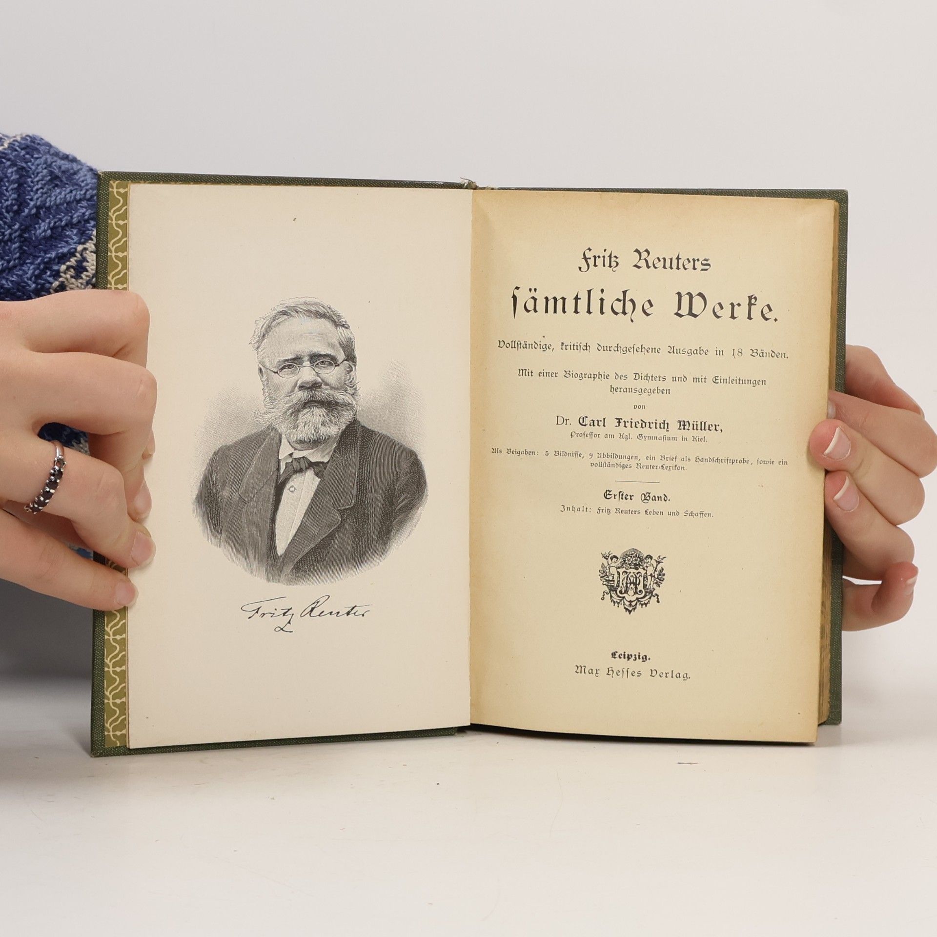 Fritz Reuters Sämtliche Werke 1-7.