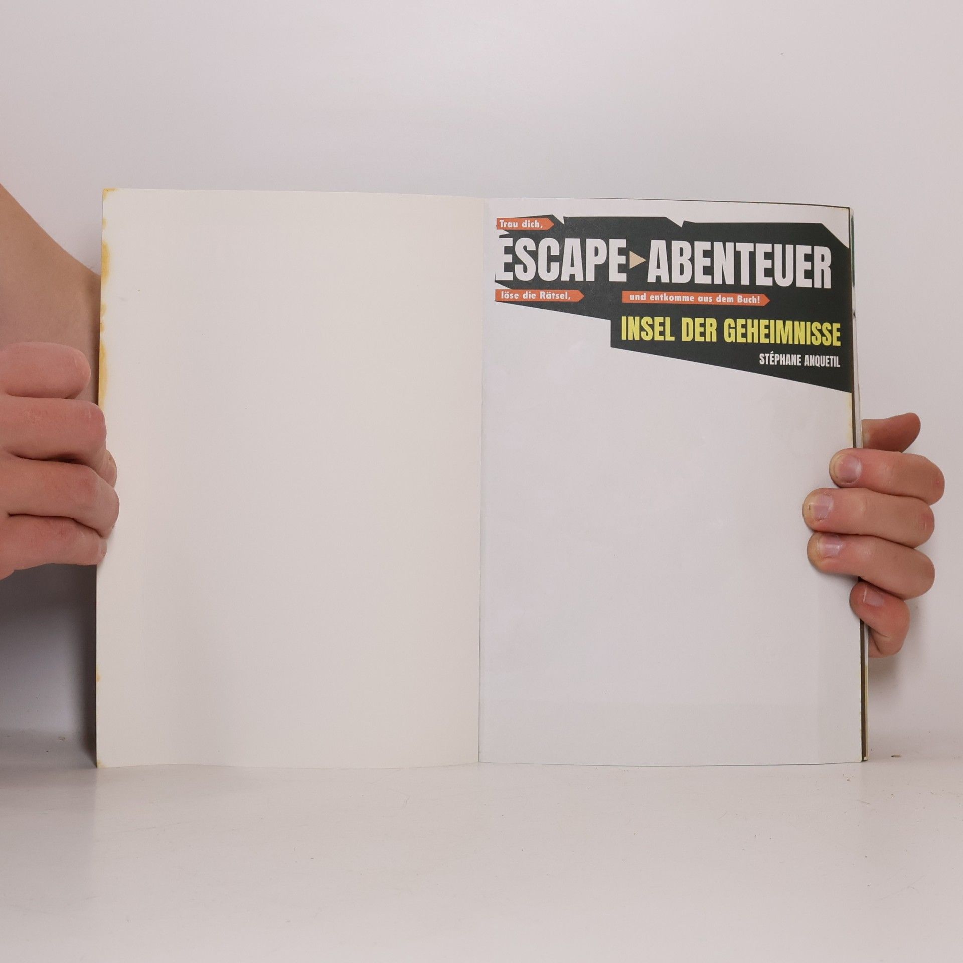 Stéphane Anquetil Escape Abenteuer. Insel der geheimnisse