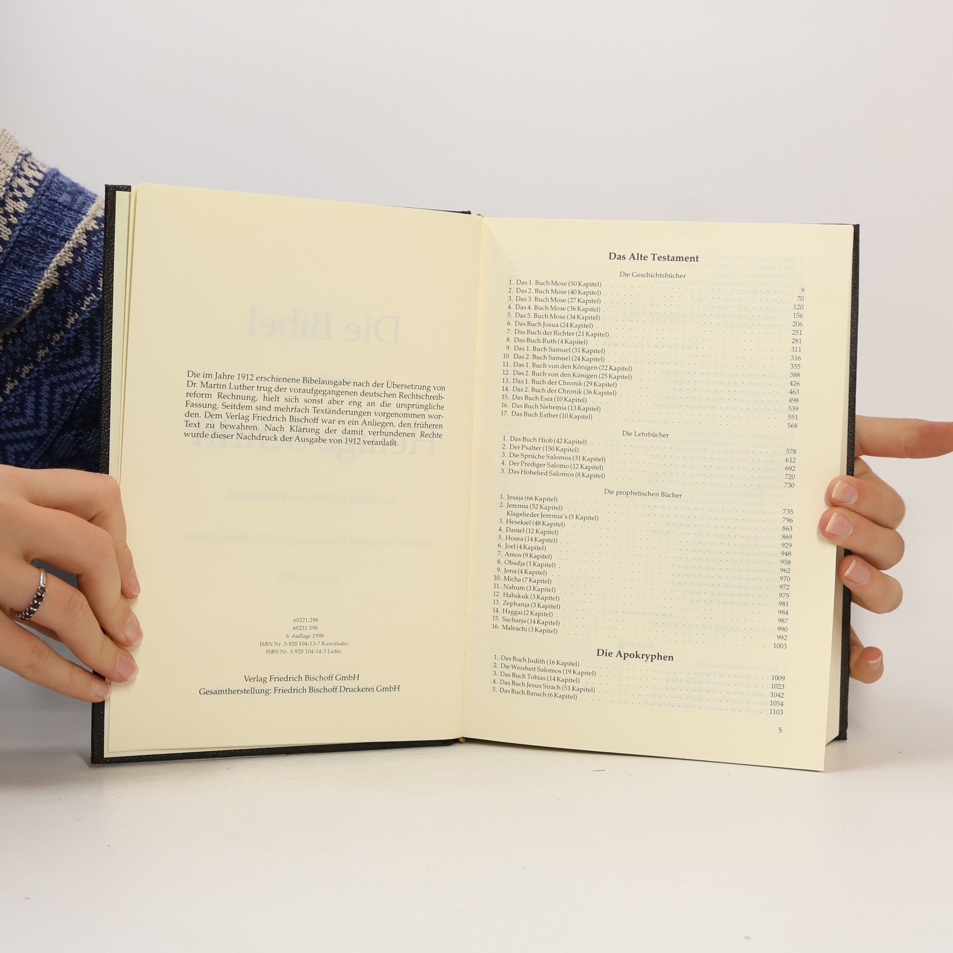Dr. Martin Luther Die Heilige Schrift