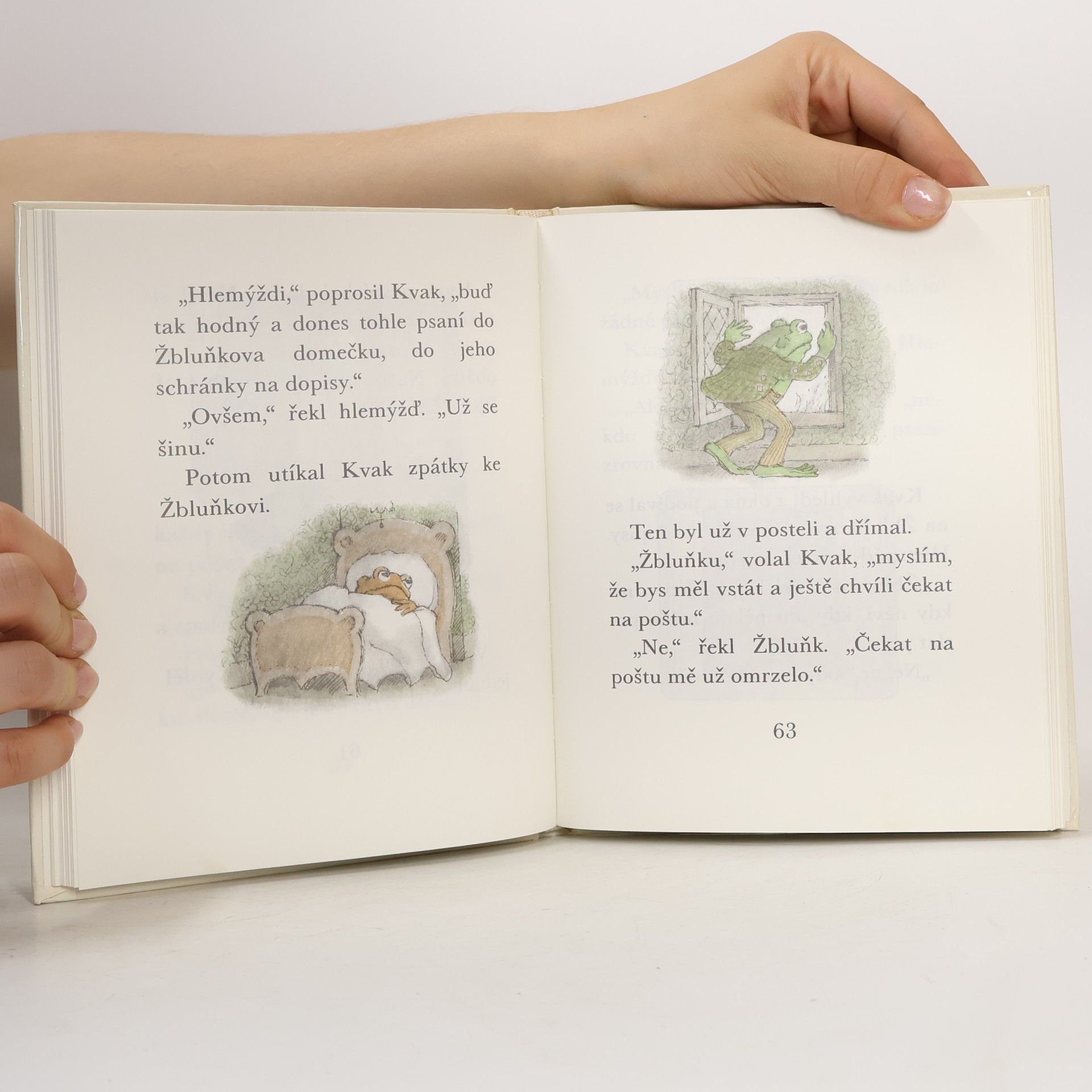 Arnold Lobel Kvak a Žbluňk jsou kamarádi