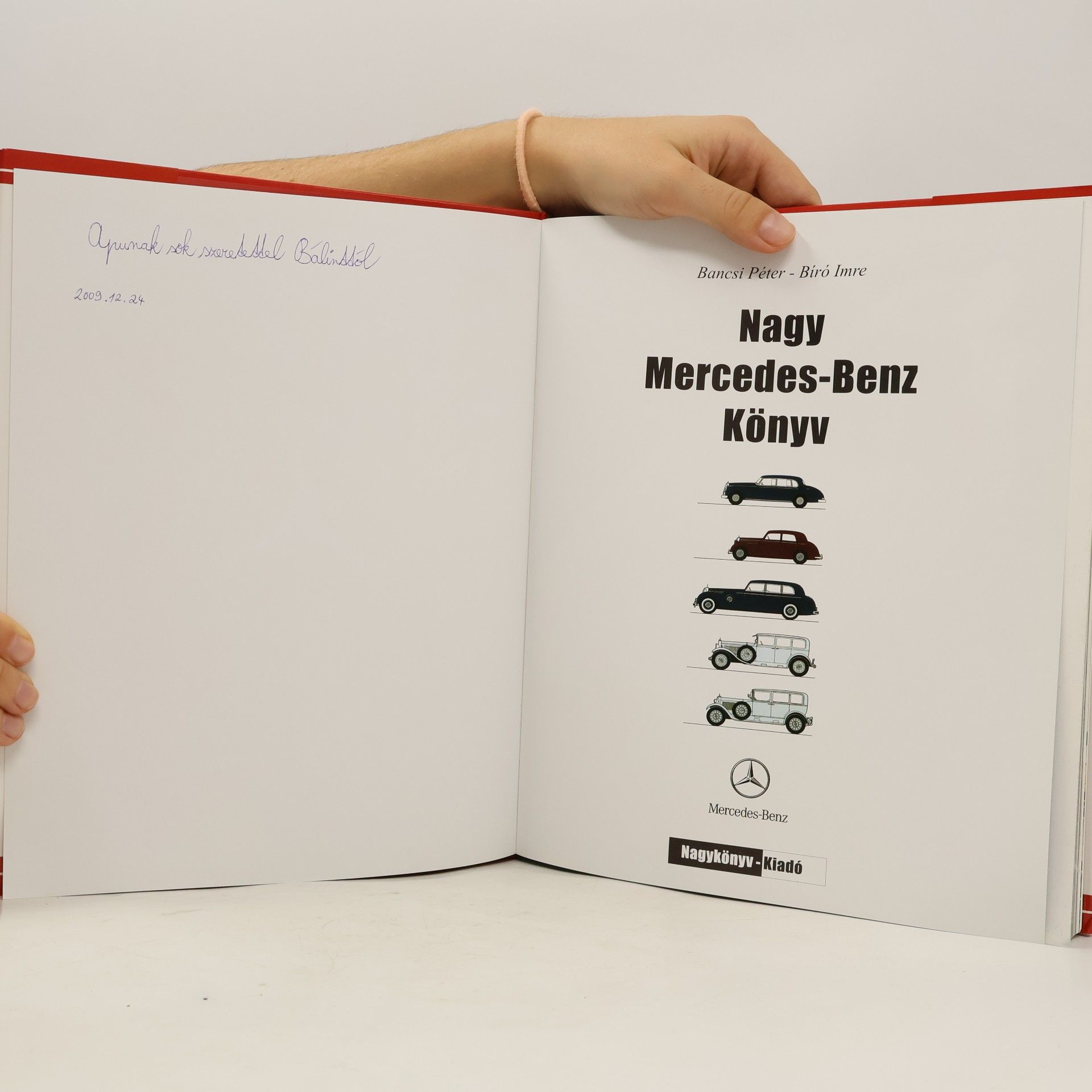 Péter Bancsi Nagy Mercedes-Benz Könyv
