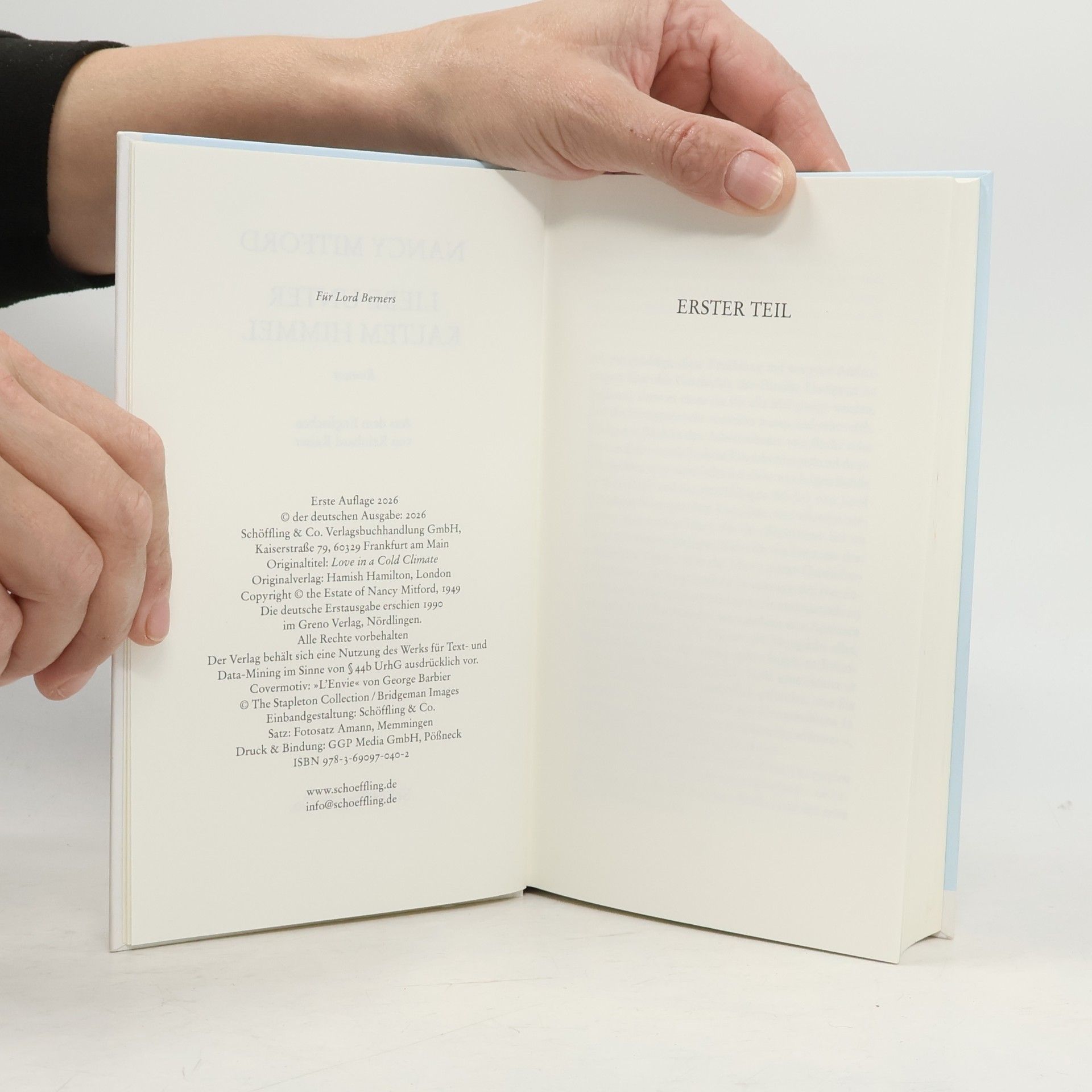 Nancy Mitford Liebe unter kaltem Himmel
