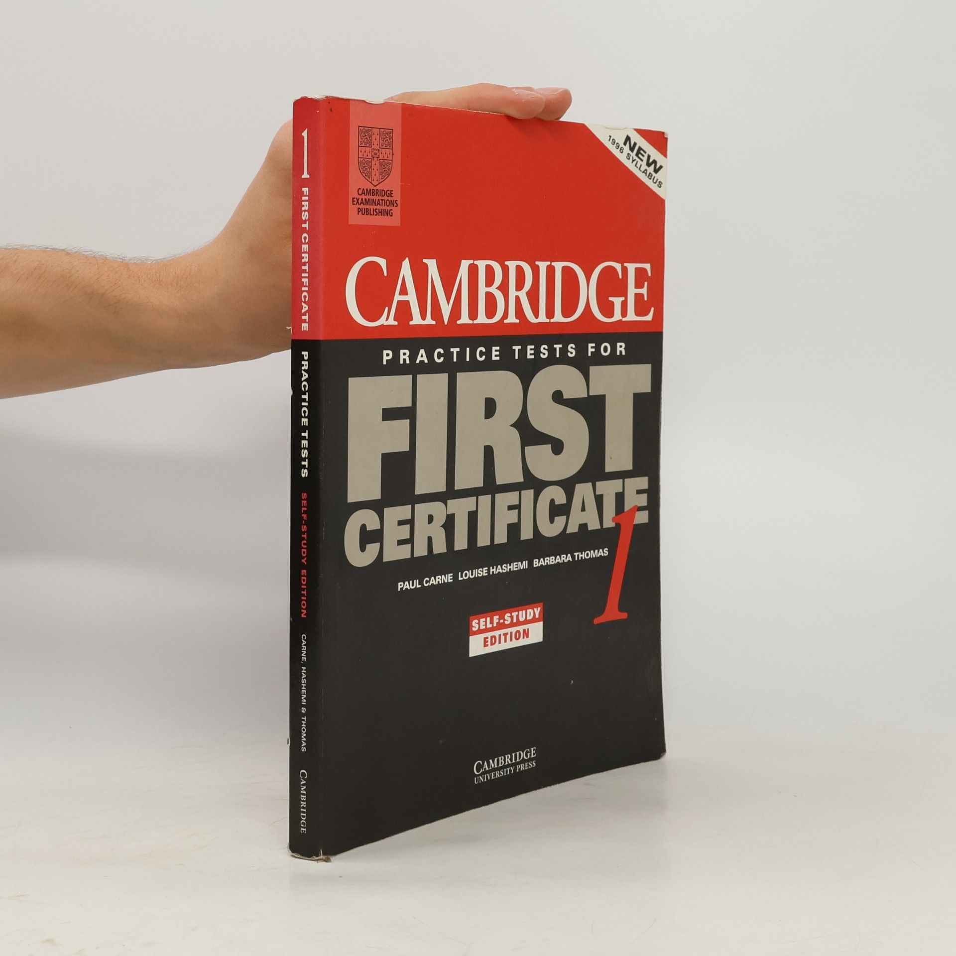 Cambridge practice tests for first certificate. 1, Self-study edition