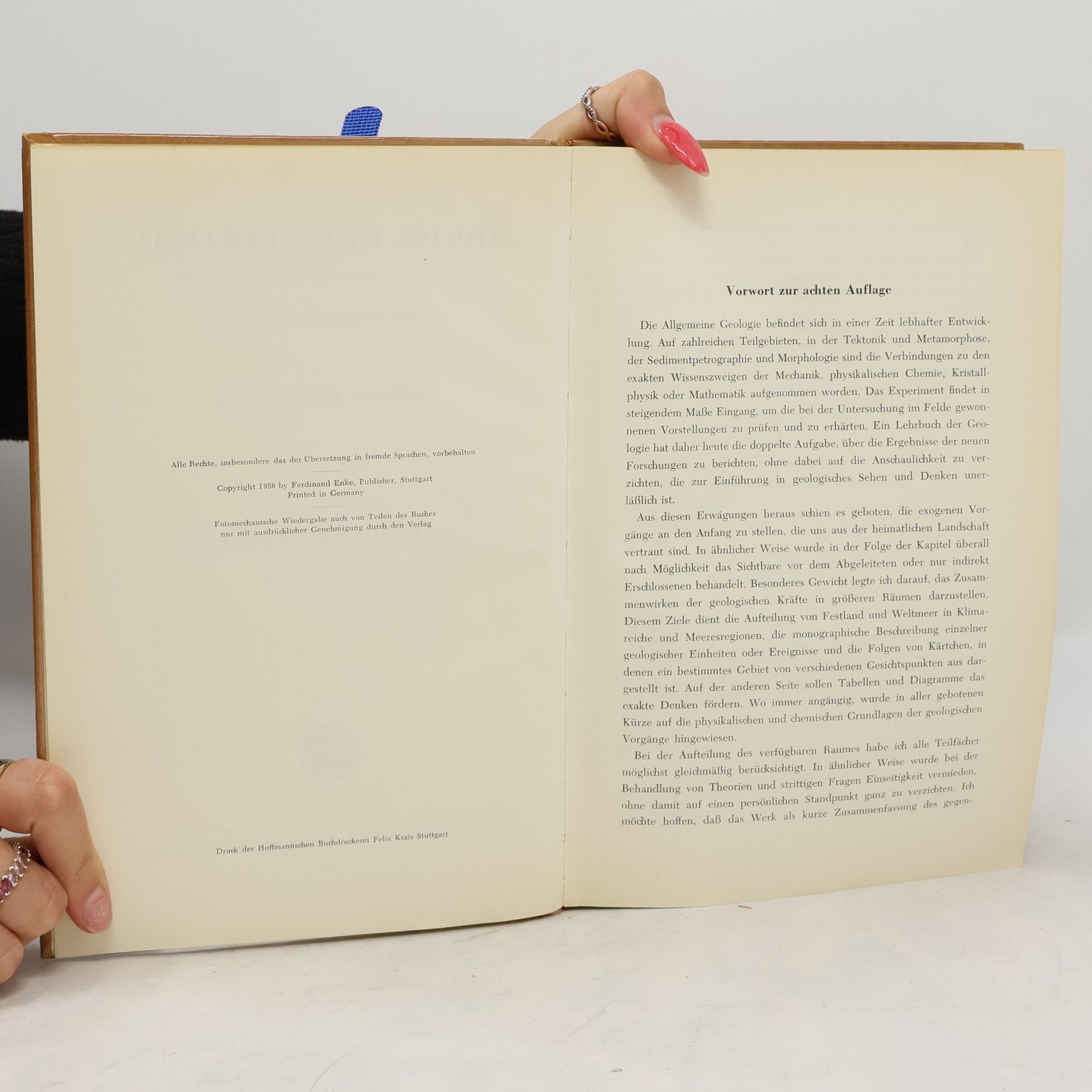 Roland Brinkmann Abriss der Geologie I.