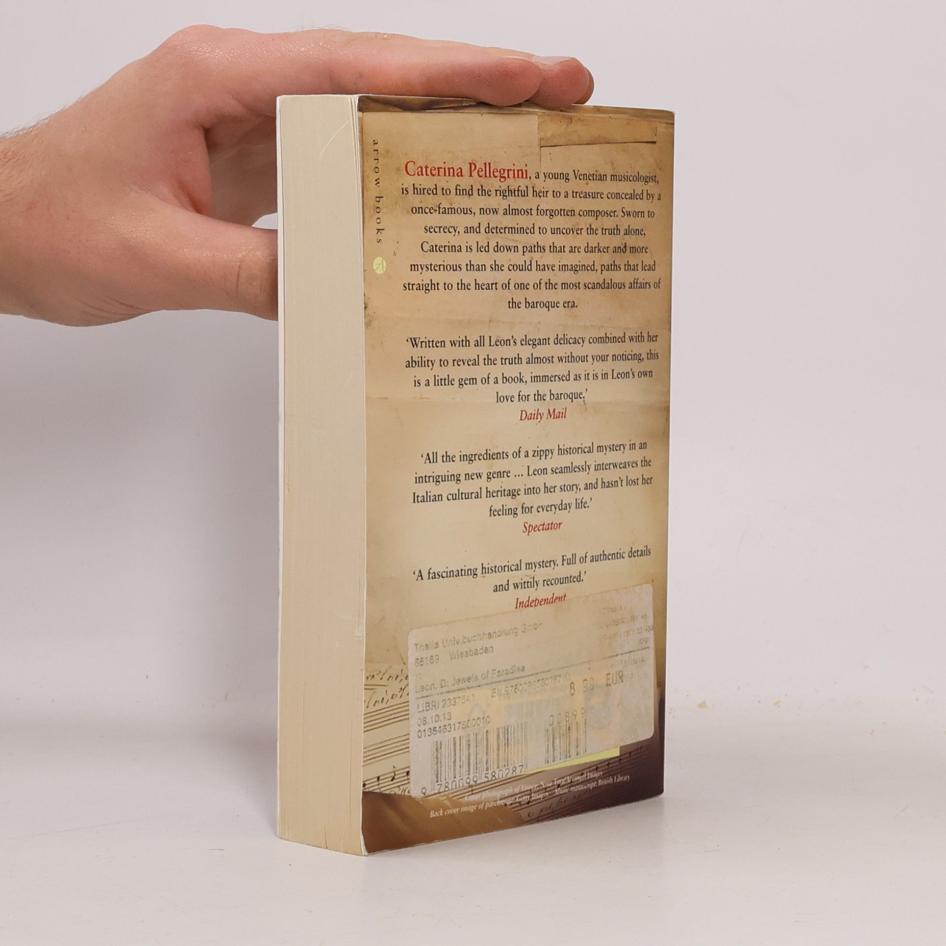 Donna Leon The Jewels of Paradise. Himmlische Juwelen, englische Ausgabe
